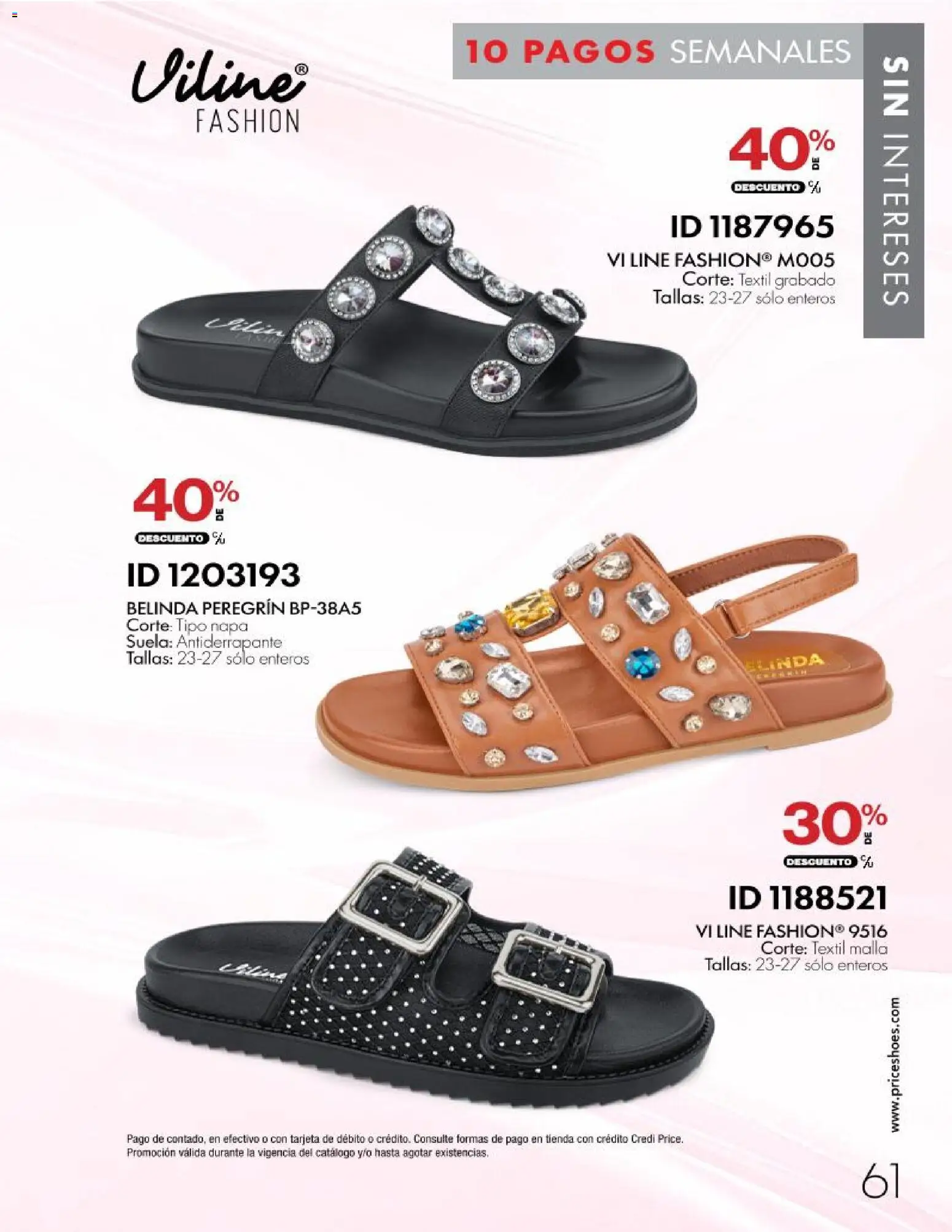 Nuevas ofertas de Price Shoes válidas en toda la República Mexicana desde el 28/10/2026. ¡Encuentra las mejores ofertas en Price Shoes catálogo 10 pagos sin intereses! | Página: 61