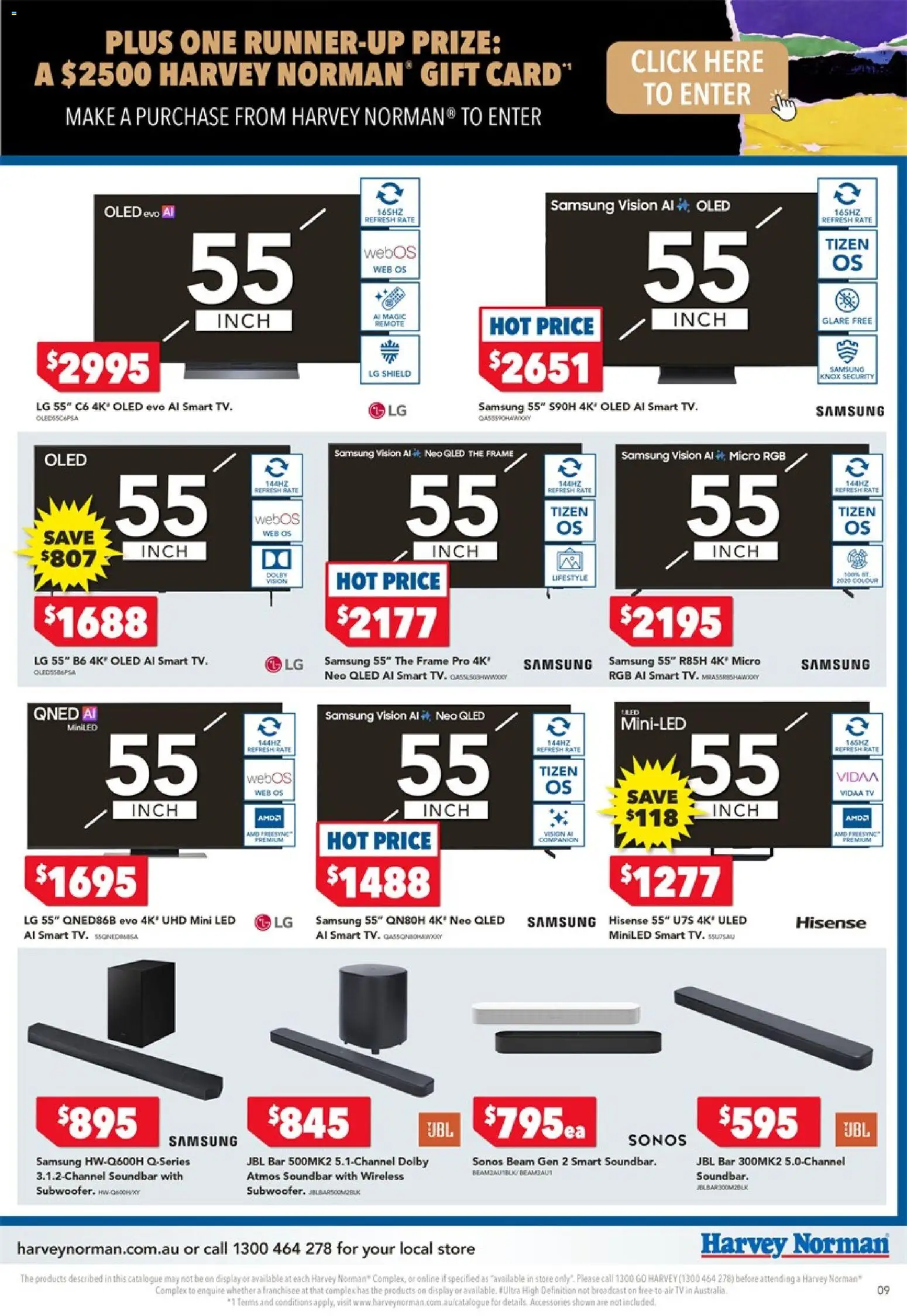 Harvey Norman catalogue - valid from 10/09/2026 | Page: 9 | Products: Soundbar, Accessories, Tv