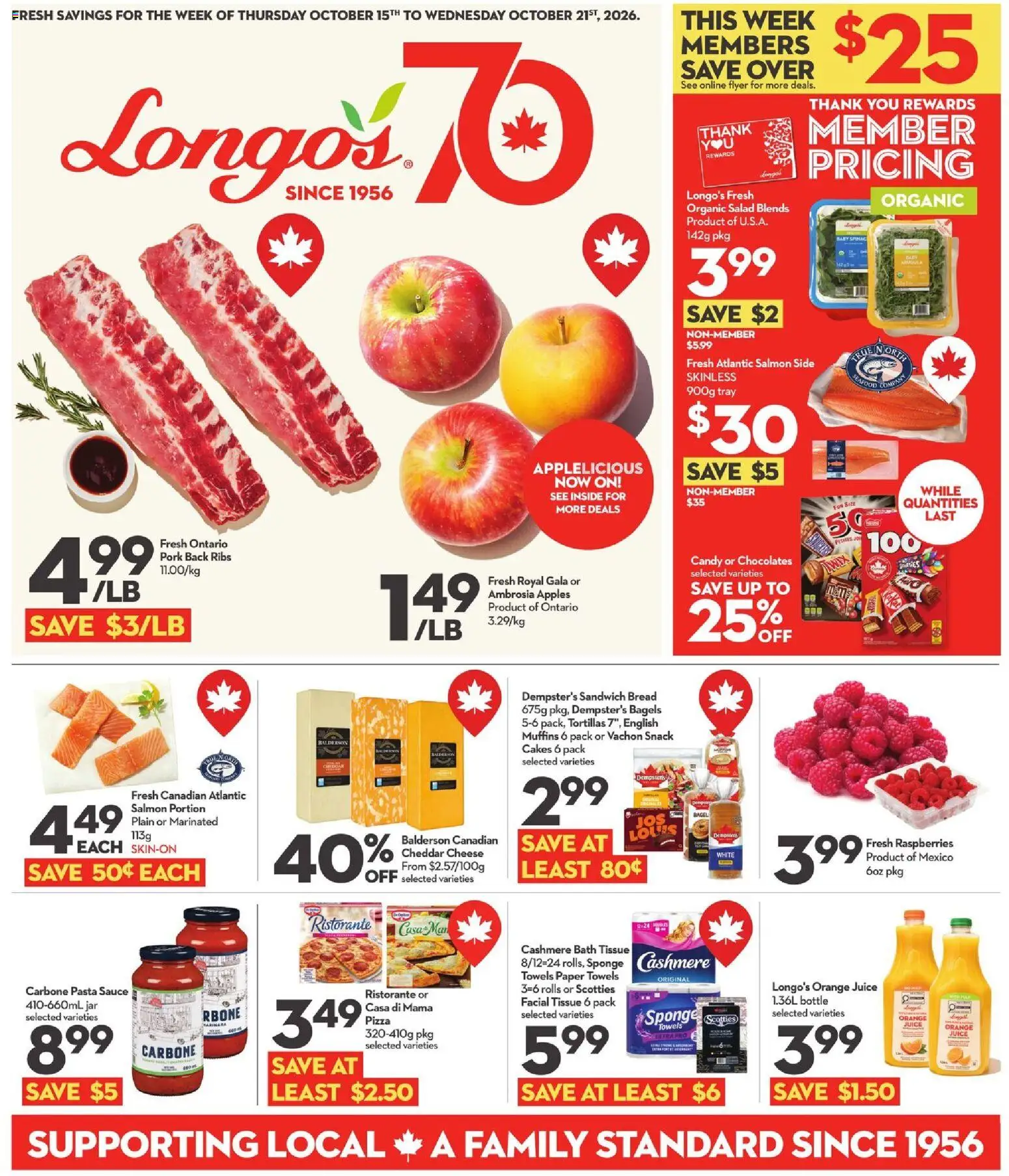 Longo's flyer valid from Oct 15, 2026 | Page: 1