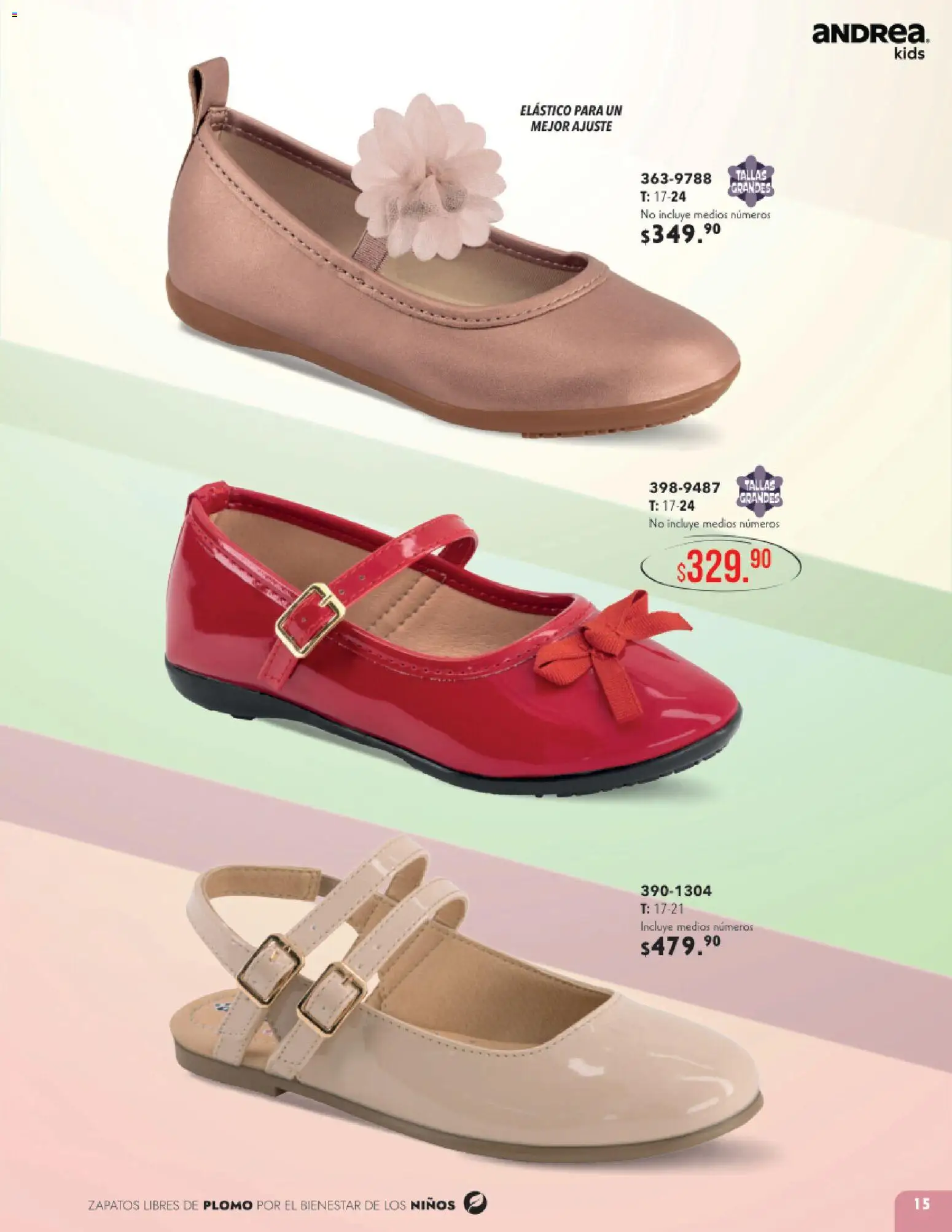 Nuevas ofertas de Andrea válidas en toda la República Mexicana desde el 23/08/2026. ¡Encuentra las mejores ofertas en Andrea catálogo Infantil! | Página: 15