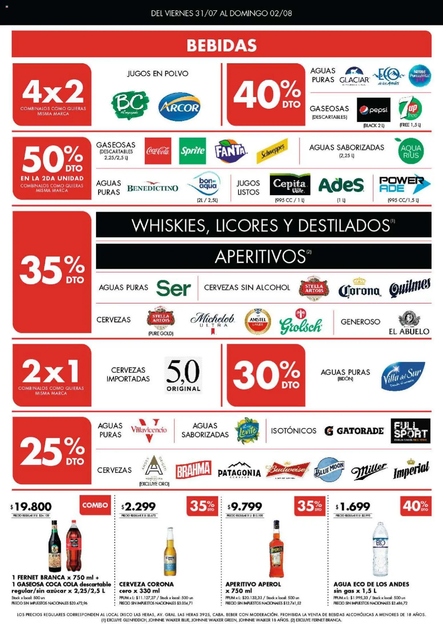 Disco - Ofertas | Córdoba │ válido desde el 30/07/2026 | Página: 5 | Productos: Disco, Bidón, Fernet, Cerveza