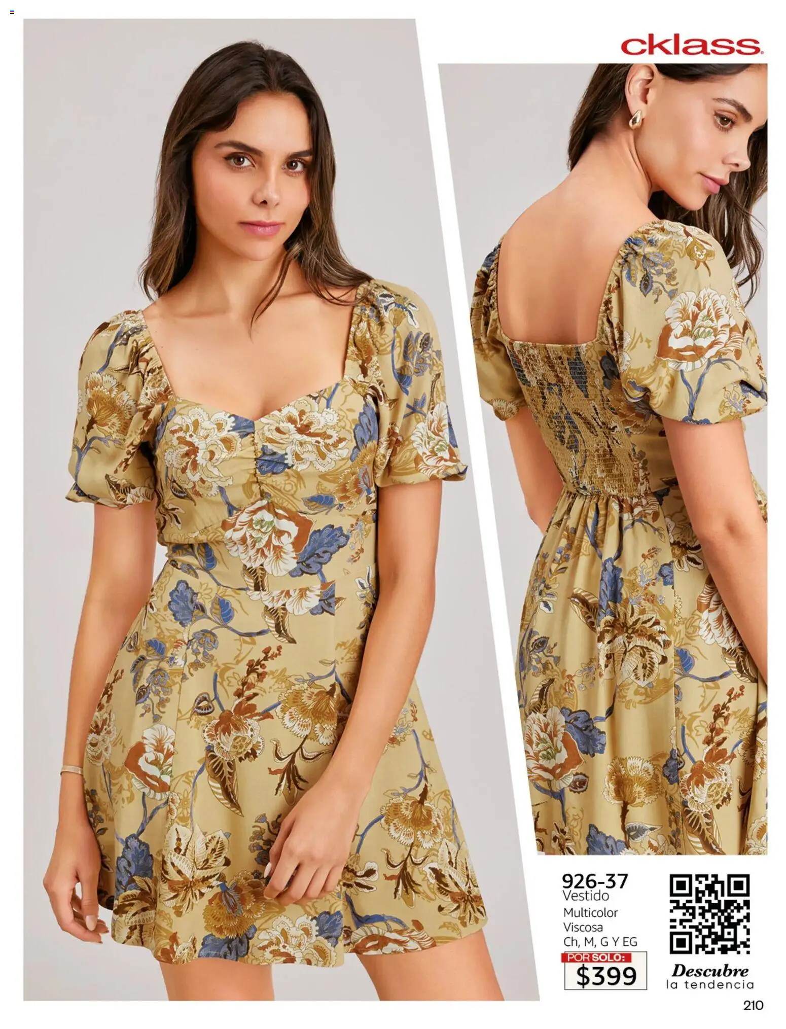 Nuevas ofertas de Cklass válidas en toda la República Mexicana desde el 02.01.2026. ¡Encuentra las mejores ofertas en Cklass catálogo Primavera! | Página: 221 | Productos: Vestido