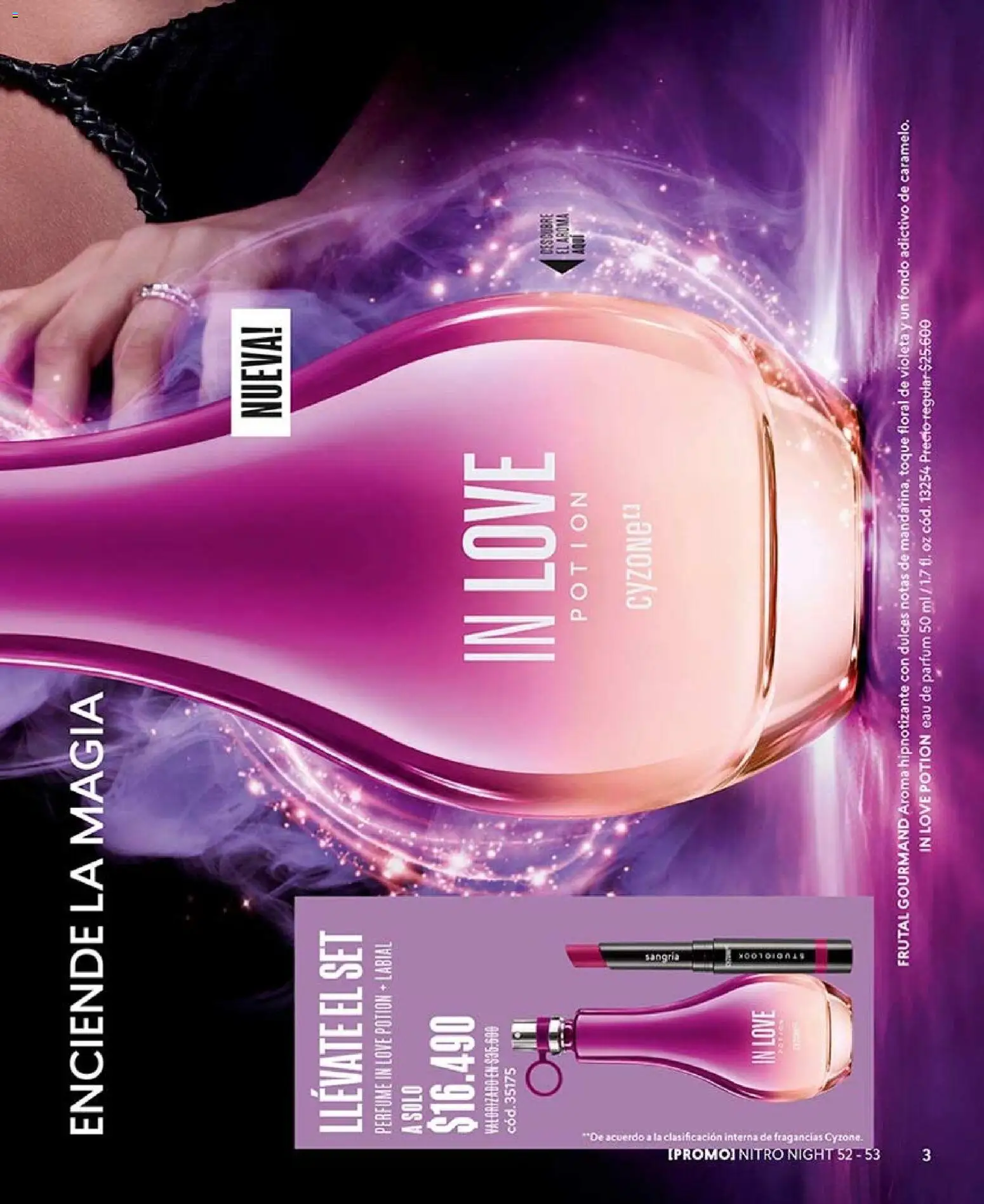 Catálogo CyZone Campaña 15 │ válido desde el 06.09.2026 | Página: 3 | Productos: Perfume, Dulces, Labial