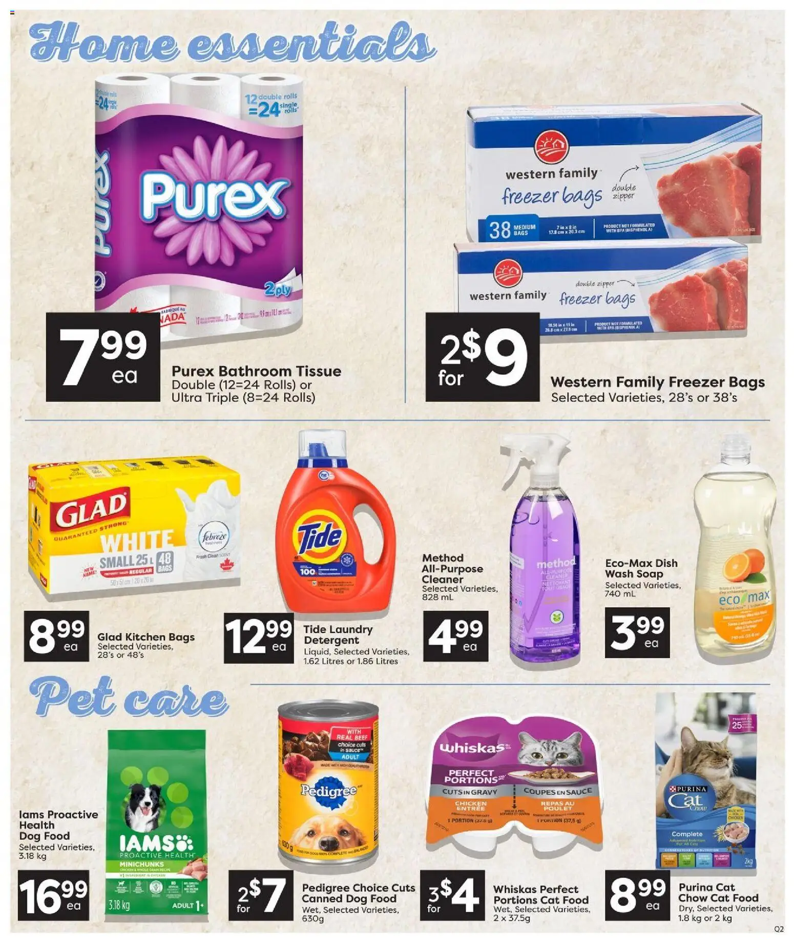 Quality Foods flyer valid from Aug 20, 2026 | Page: 13 | Products: Beef, Freezer, Detergent, Food