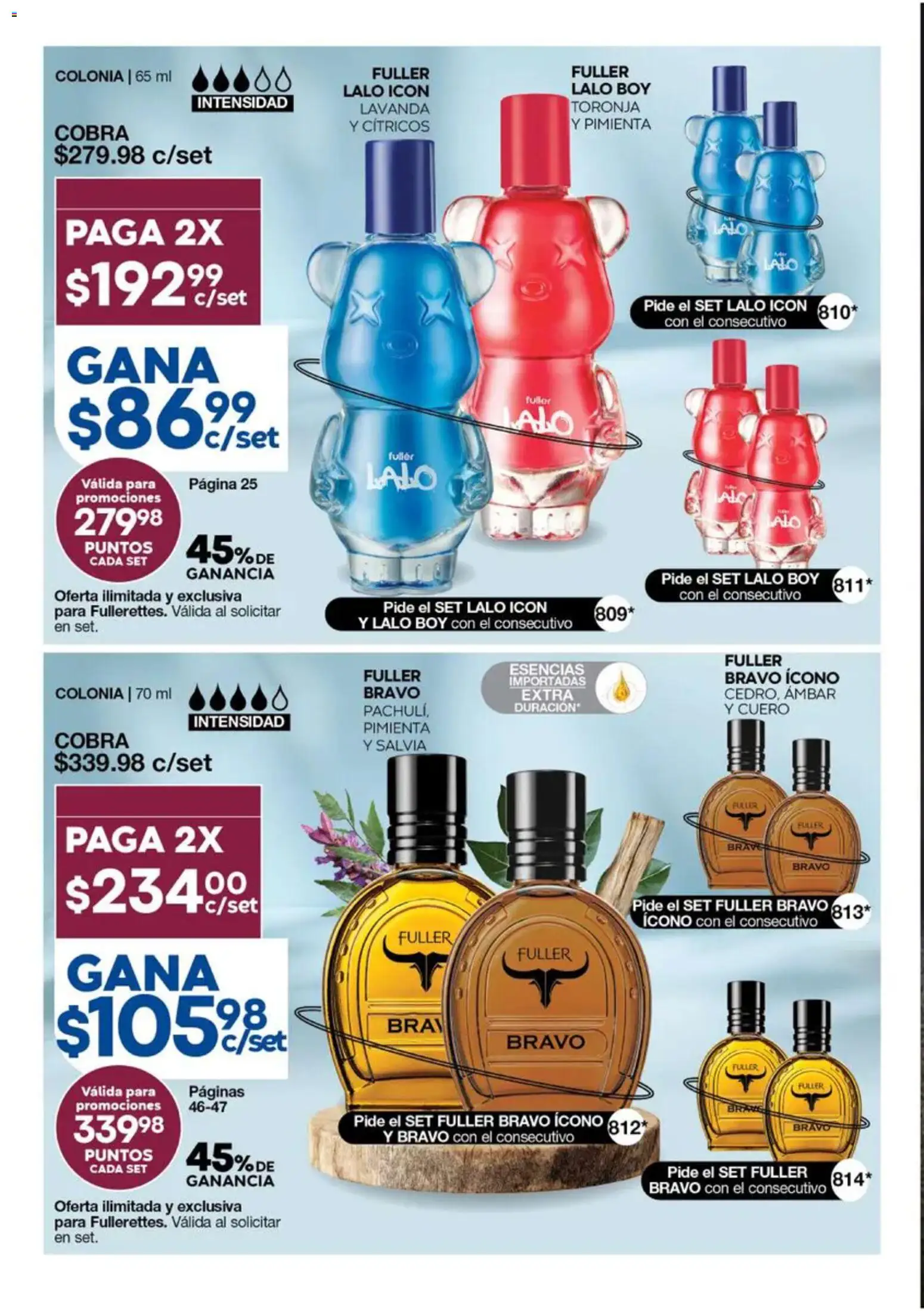 Nuevas ofertas de Fuller válidas en toda la República Mexicana desde el 19/08/2026. ¡Encuentra las mejores ofertas en Fuller Gana Más 10 2026! | Página: 27 | Productos: Pimienta, Toronja, Esencias, Cítricos