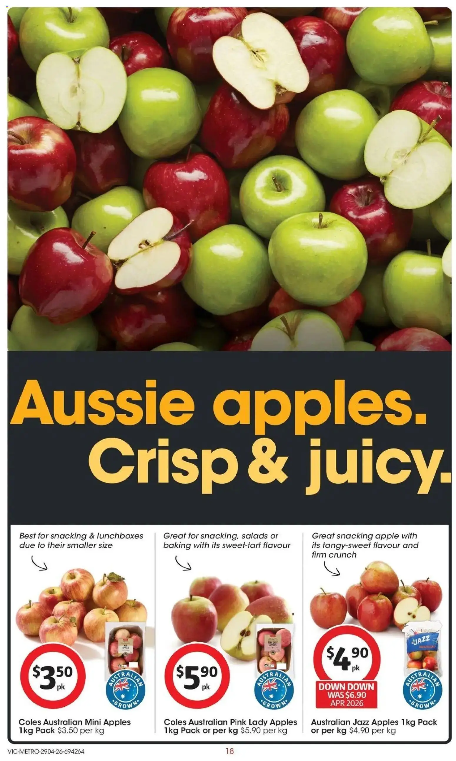 Coles catalogue - valid from 28.04.2026 | Page: 18 | Products: Apples