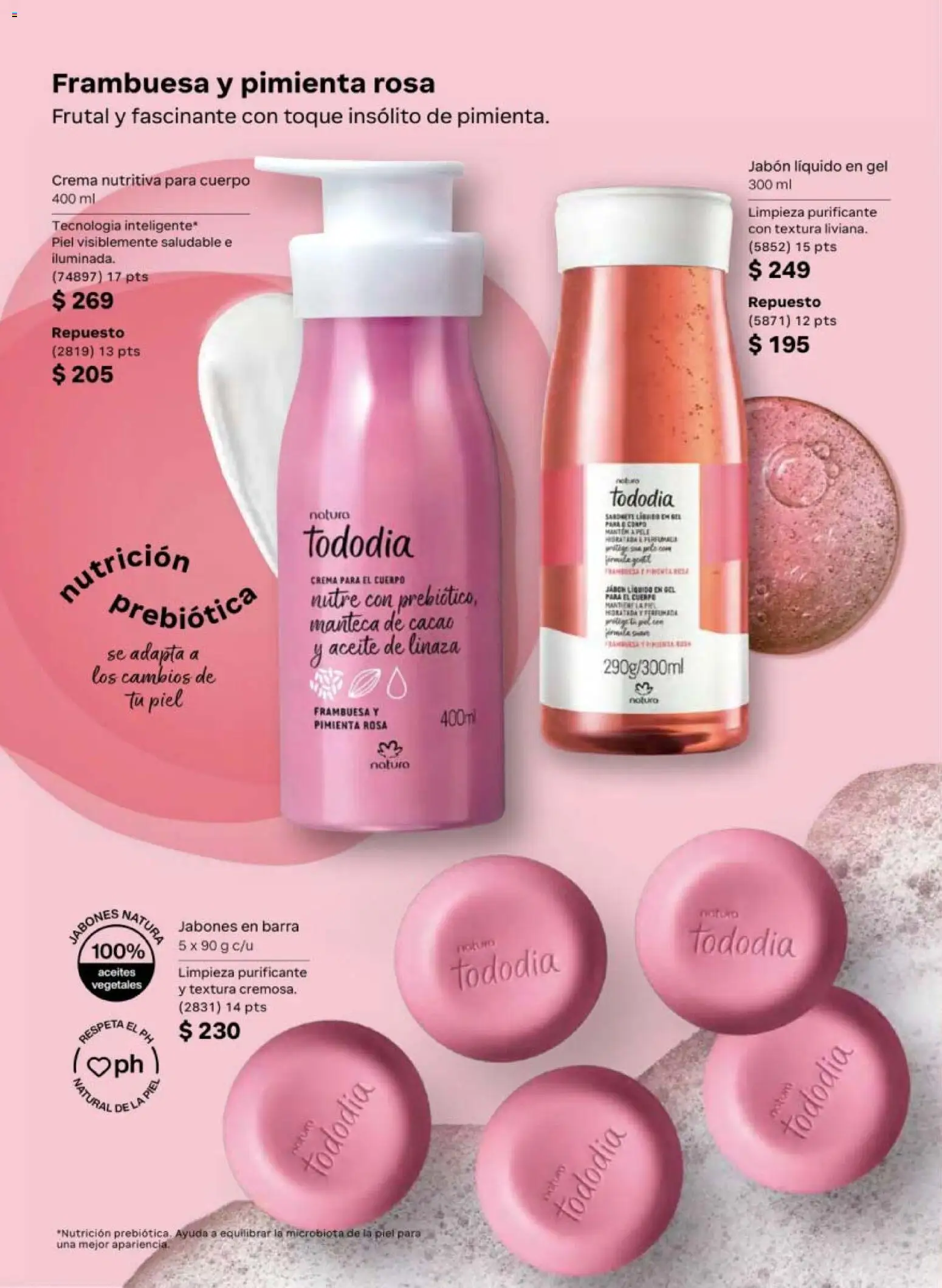 Nuevas ofertas de Natura válidas en toda la República Mexicana desde el 20/02/2026. ¡Encuentra las mejores ofertas en Natura campaña 4 2026! | Página: 106 | Productos: Jabón líquido, Crema, Pimienta, Manteca de cacao
