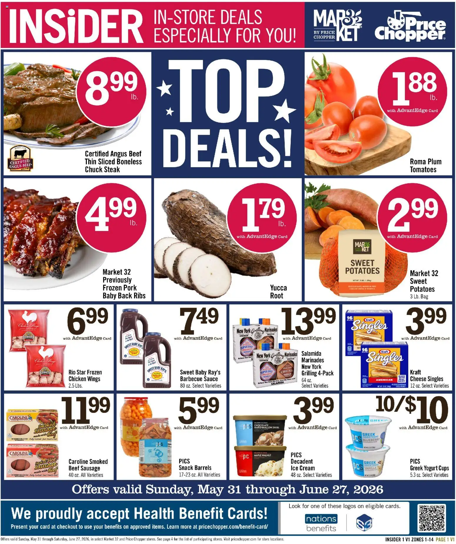 Price Chopper Insider Flyer - valid from 31.05.2026 | Page: 1