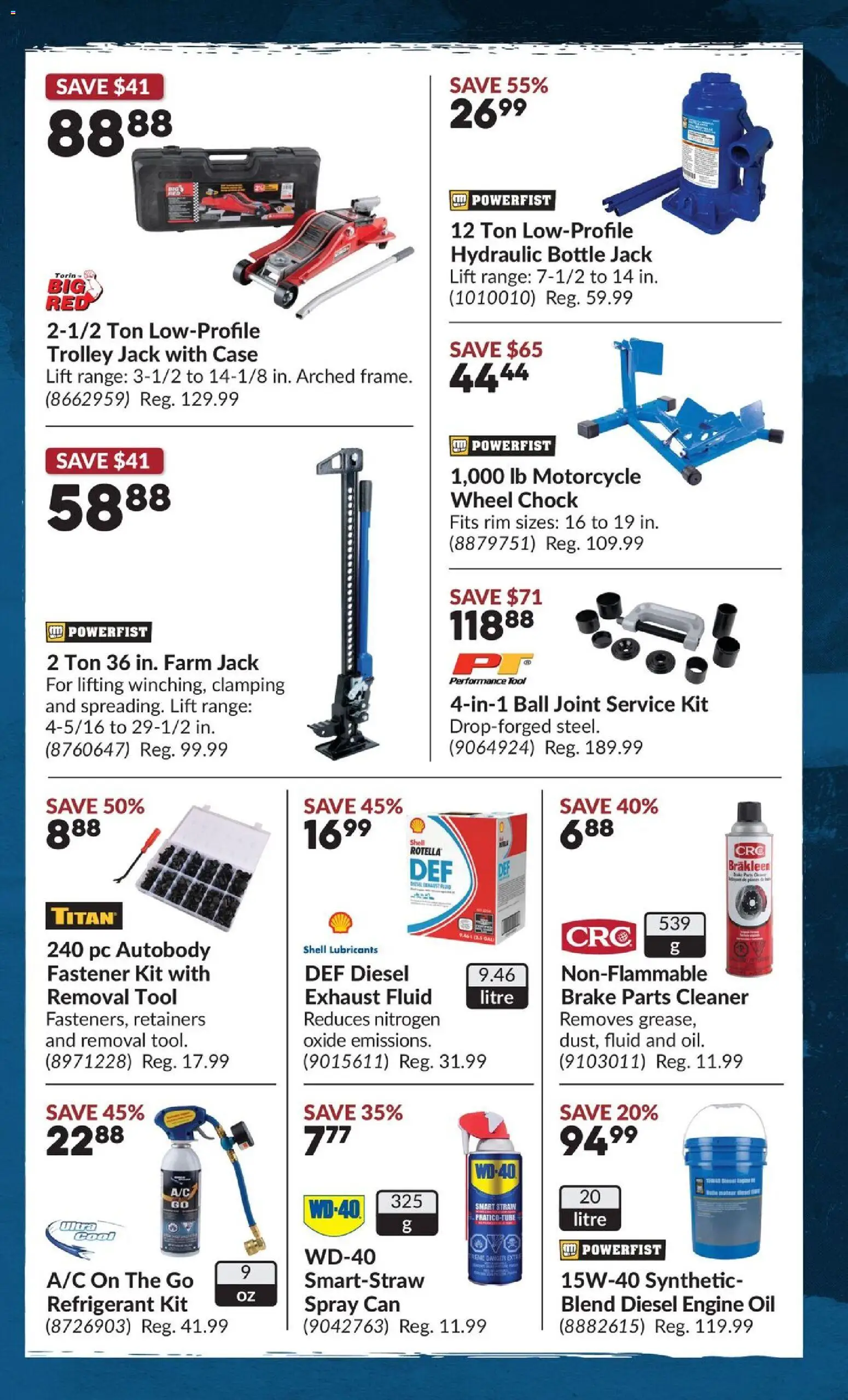 Princess Auto flyer valid from Jul 14, 2026 | Page: 7 | Products: PC, Case, Oil