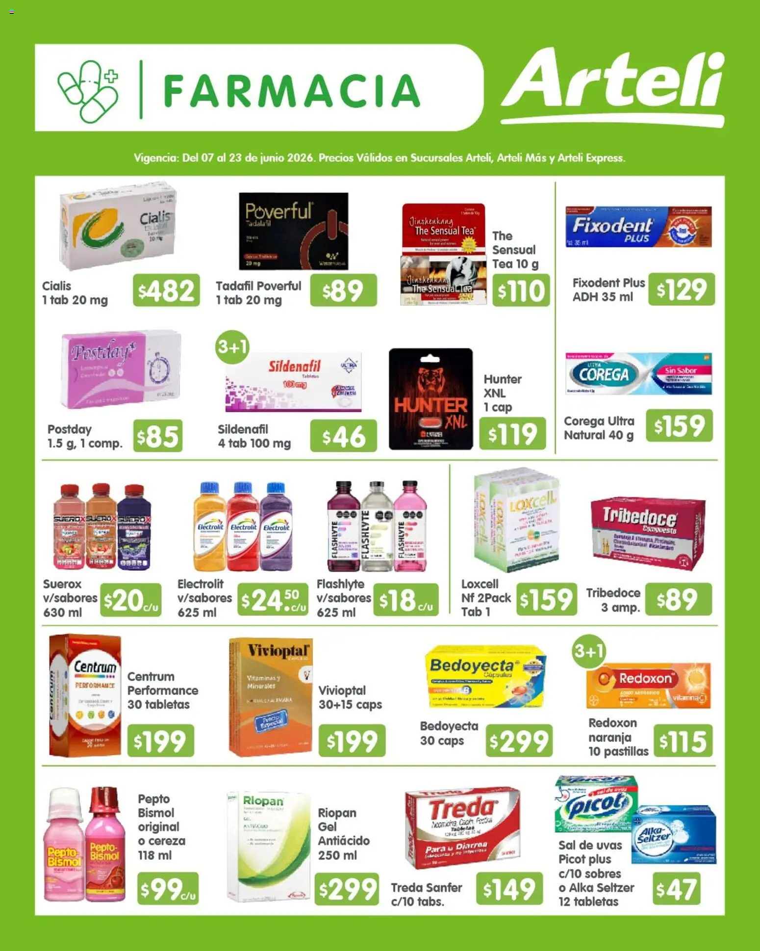 Nuevas ofertas de Arteli válidas en toda la República Mexicana desde el 07.06.2026. ¡Encuentra las mejores ofertas en Arteli folleto Quincenal! | Página: 10