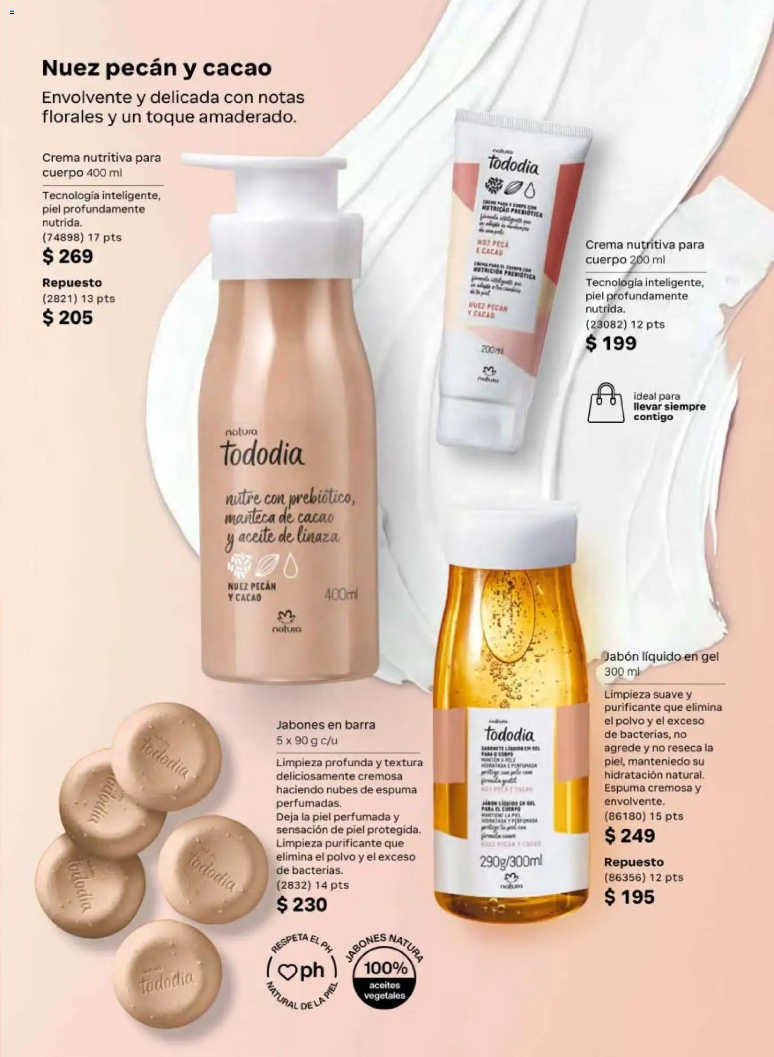 Nuevas ofertas de Natura válidas en toda la República Mexicana desde el 24.04.2026. ¡Encuentra las mejores ofertas en Natura campaña 7 2026! | Página: 107 | Productos: Aceite, Espuma, Barra, Jabón