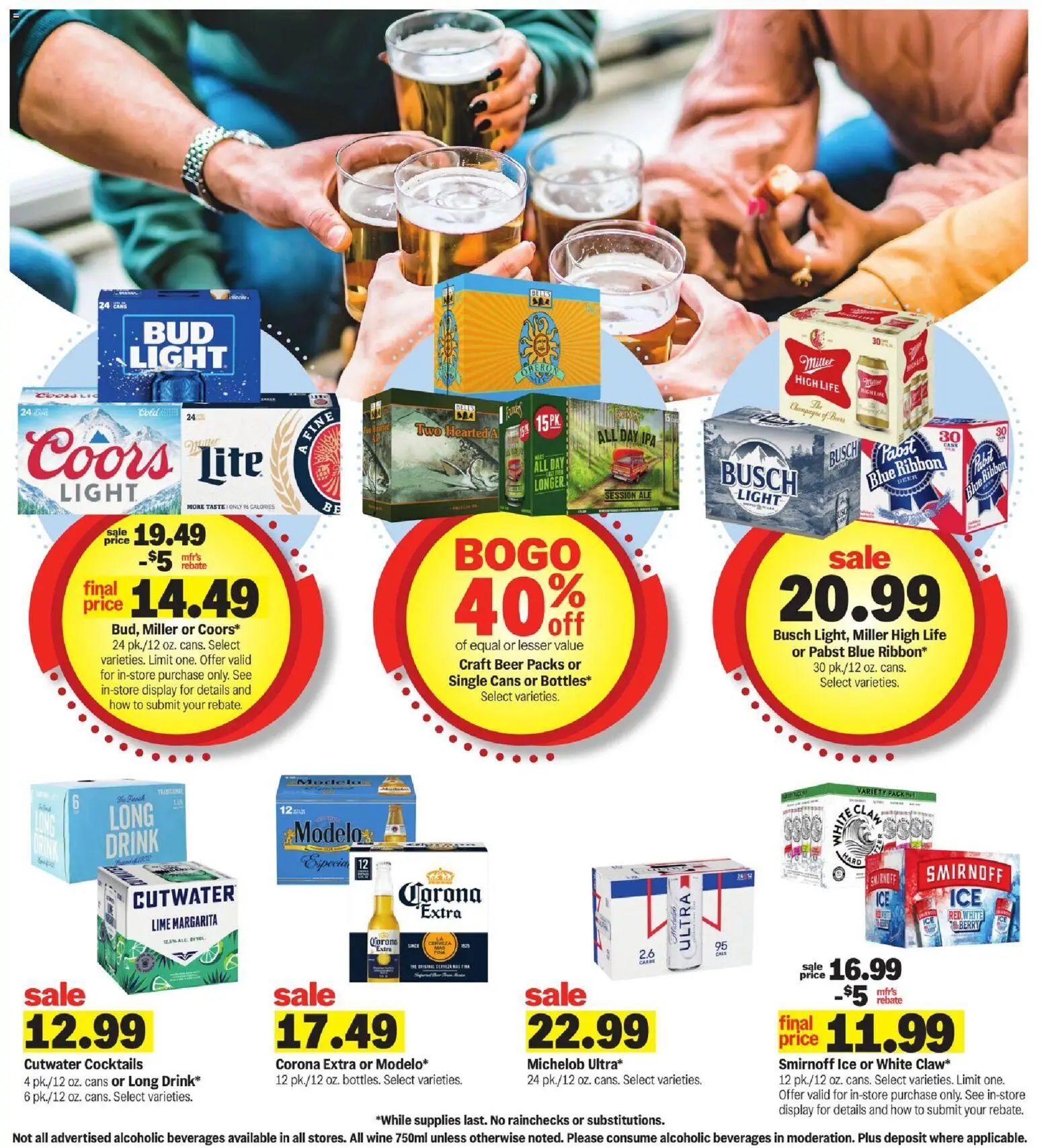 Meijer Weekly Ad - MI - valid from 06.05.2026 | Page: 19 | Products: Wine, Beer, Lime