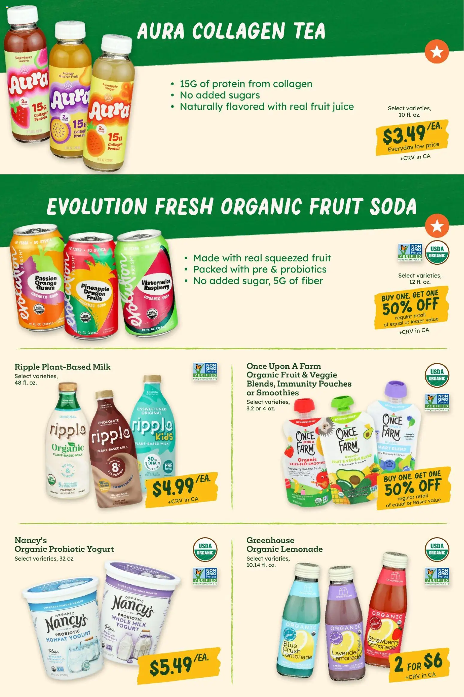 Sprouts Monthly Ad - valid from 27.05.2026 | Page: 23 | Products: Yogurt, Mango, Watermelon, Raspberry