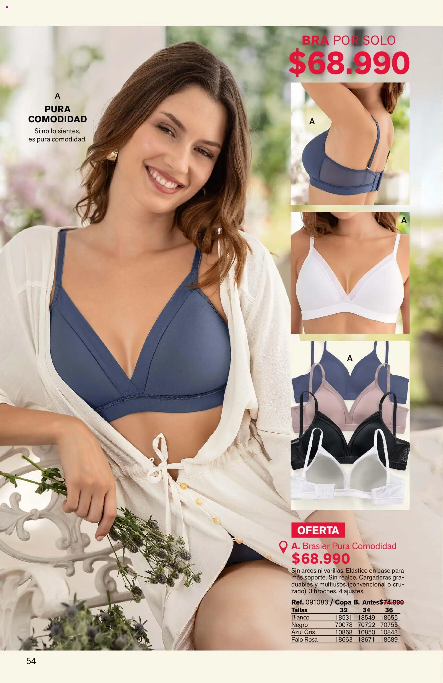 Leonisa revista - valida desde el 04.06.2026 | Página: 54 | Productos: Brasier