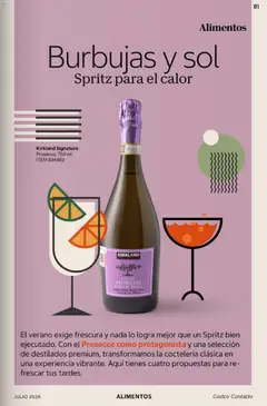 Vista previa de Kirkland Signature Prosecco, 750 ml, Kirkland Signature Prosecco, 750 ml, nuevo folleto de la tienda, válido en México a partir del 01/07/2026 | Página: 81
