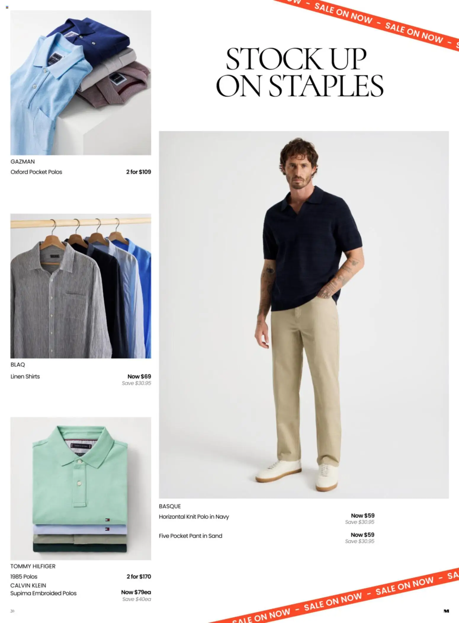 Myer catalogue - valid from 09/09/2026 | Page: 20 | Products: Linen, Polos