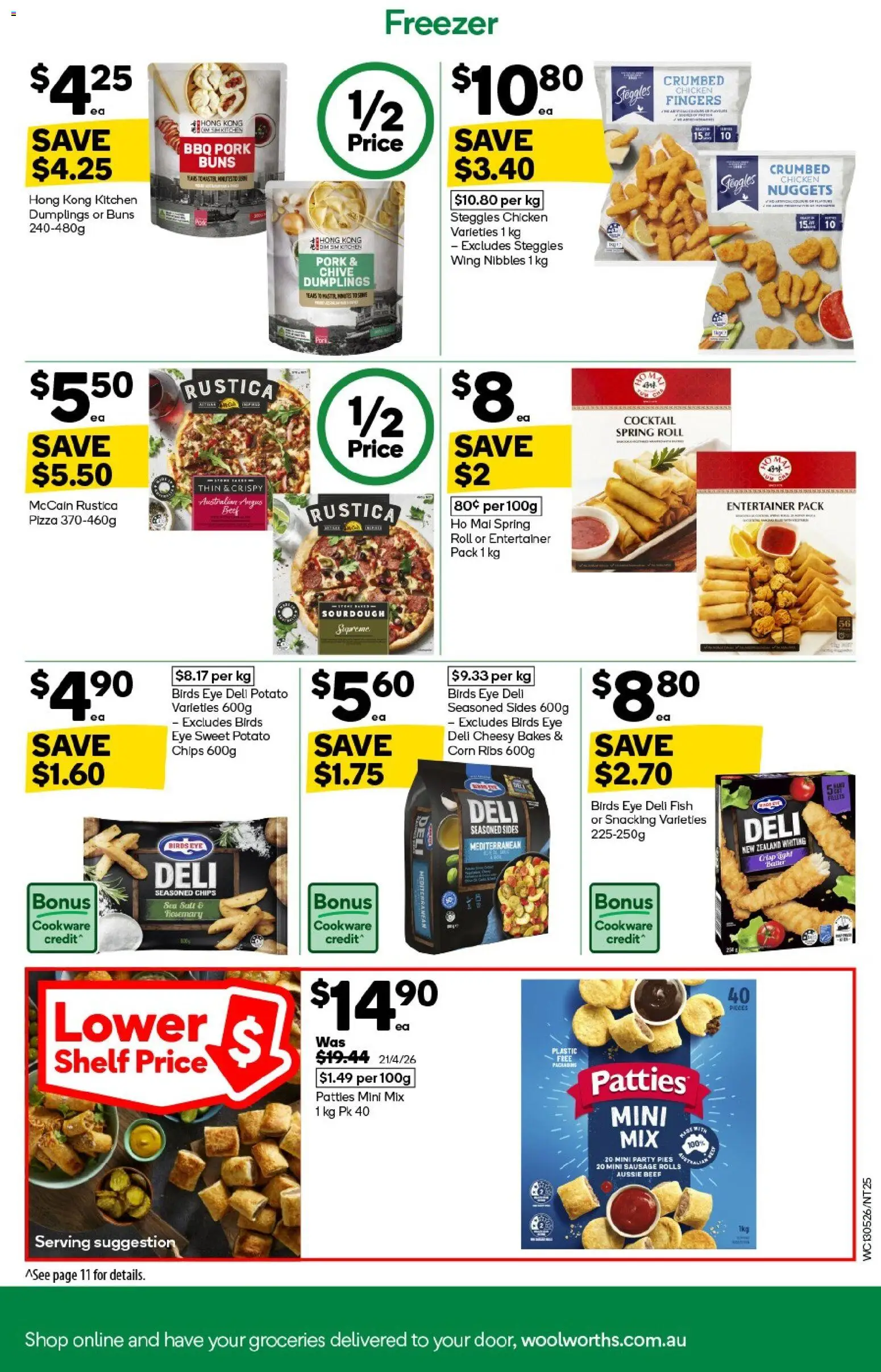 Woolworths catalogue - valid from 13.05.2026 | Page: 25 | Products: Light, Pork, Sausage, Pies