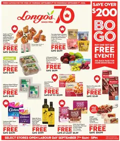 Preview of Longo's weekly flyer / circulaire from shop Longo's valid from Sep 3, 2026