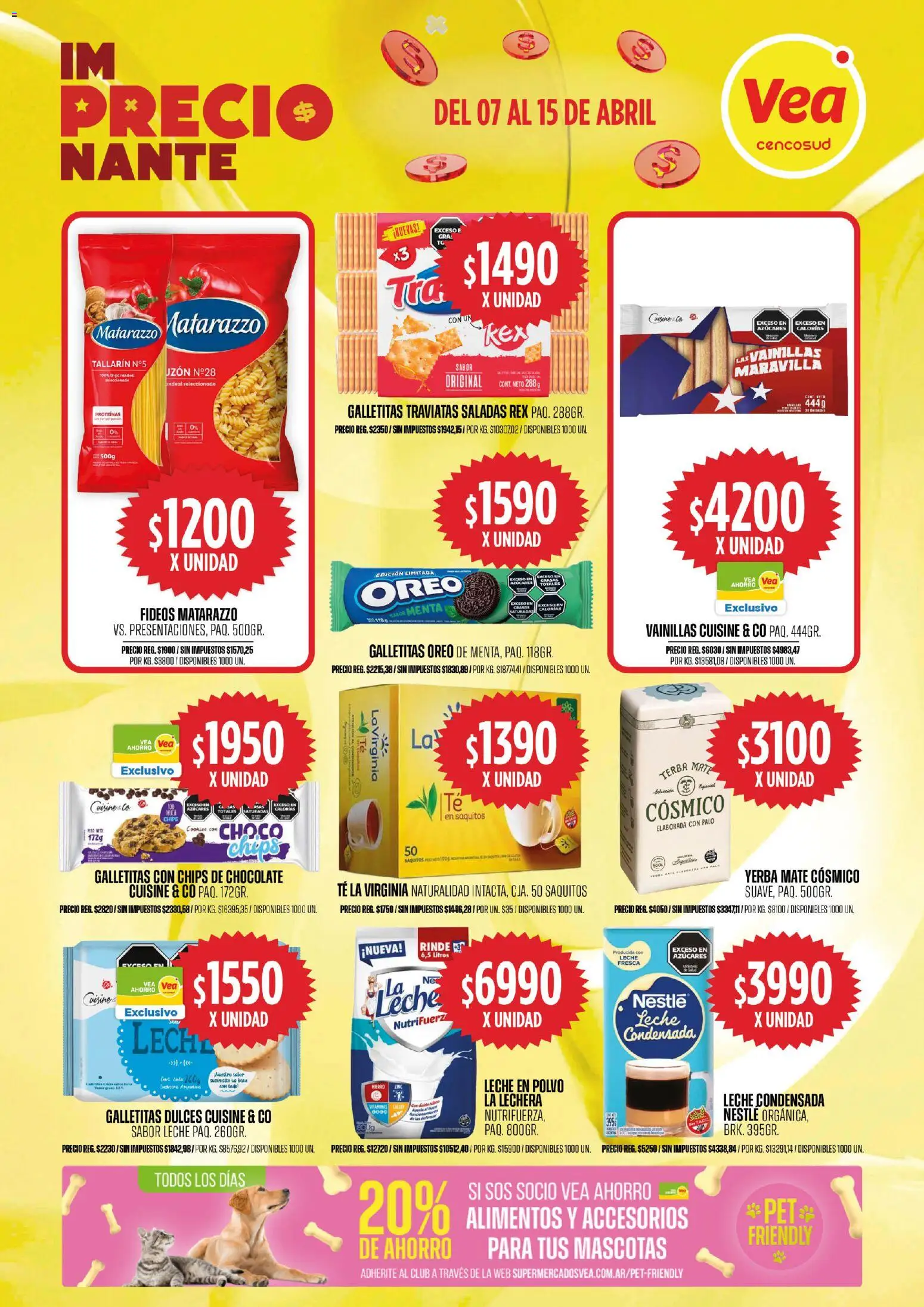 Vea ofertas │ válido desde el 07/04/2026 | Página: 3 | Productos: Galletitas, Yerba, Polvo, Alimentos