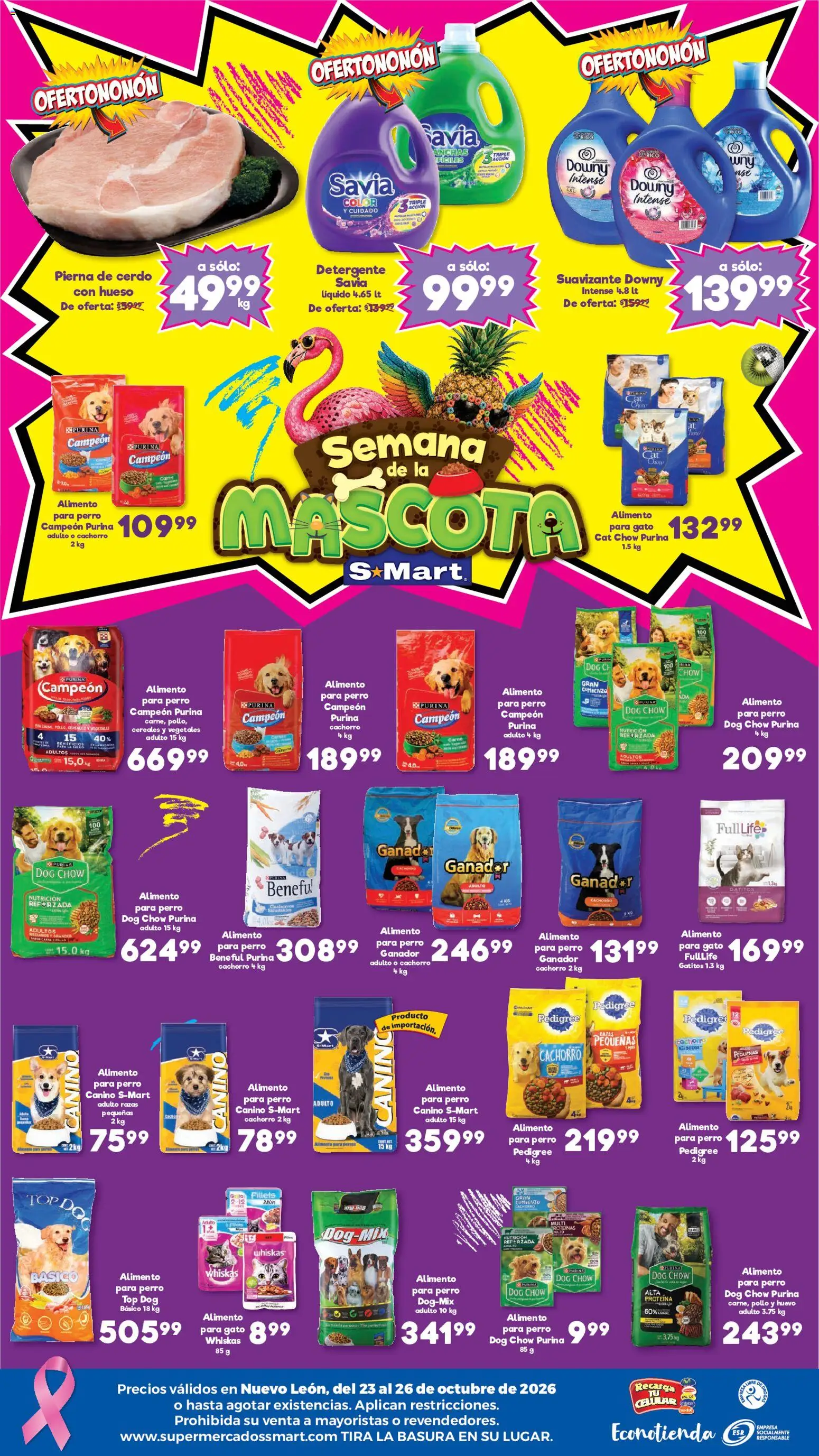 Nuevas ofertas de S-Mart válidas en toda la República Mexicana desde el 23/10/2026. ¡Encuentra las mejores ofertas en S-Mart folleto Monterrey! | Página: 4