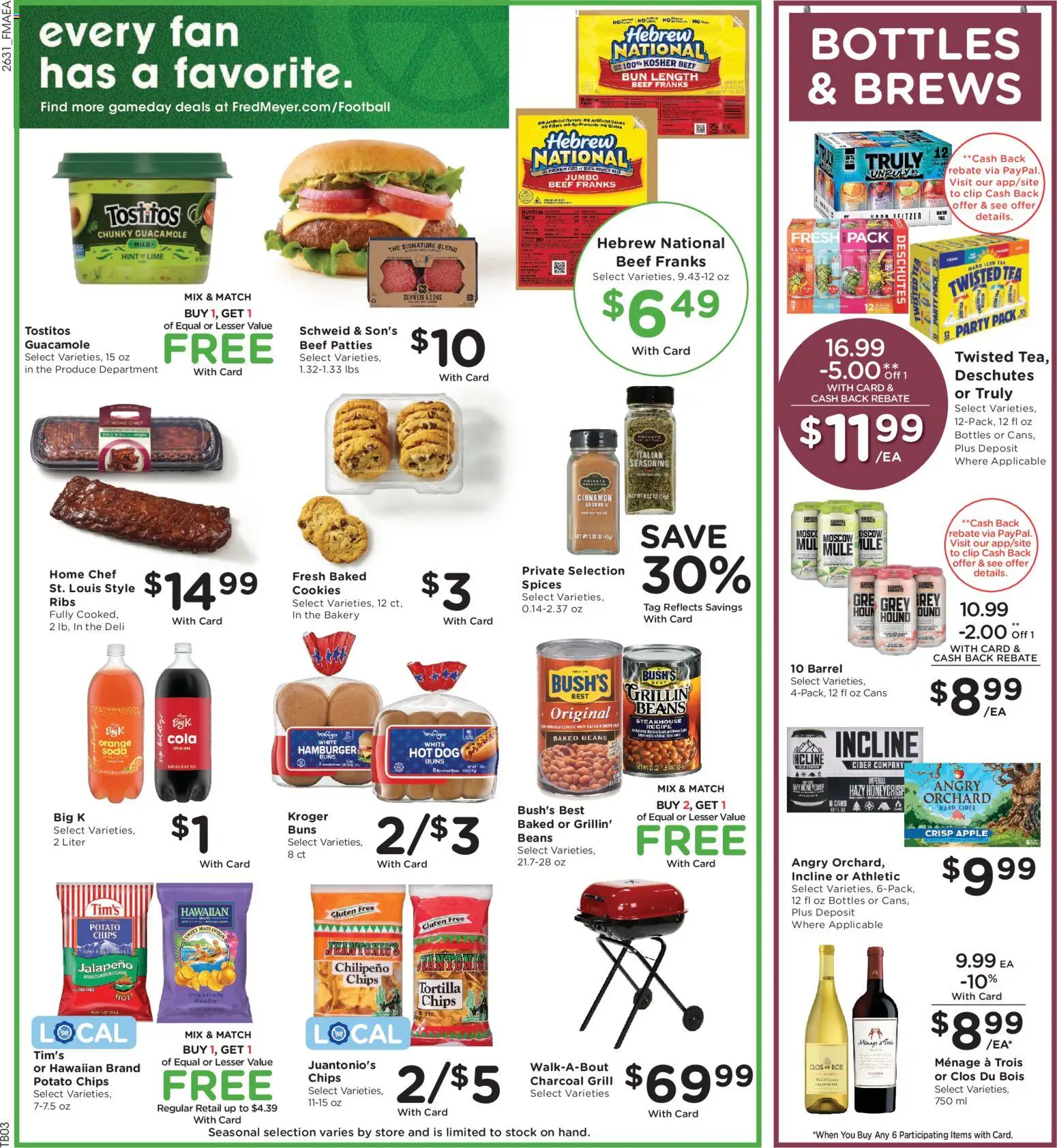 Fred Meyer Weekly Ad - valid from 09/02/2026 | Page: 5 | Products: Bakery, Clip, Guacamole, Grill