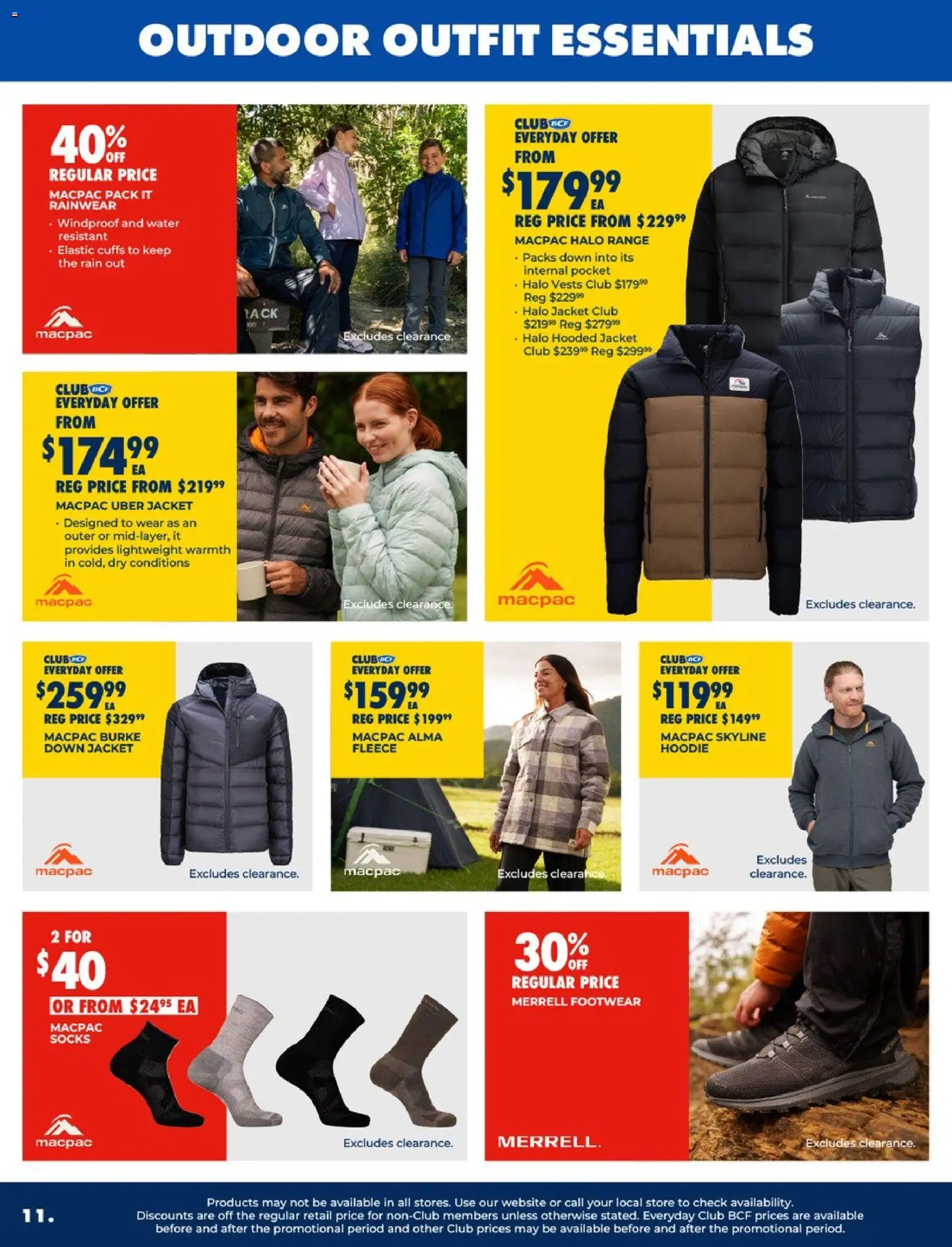 BCF catalogue - valid from 12.05.2026 | Page: 11 | Products: Hoodie, Jacket, Water, Socks