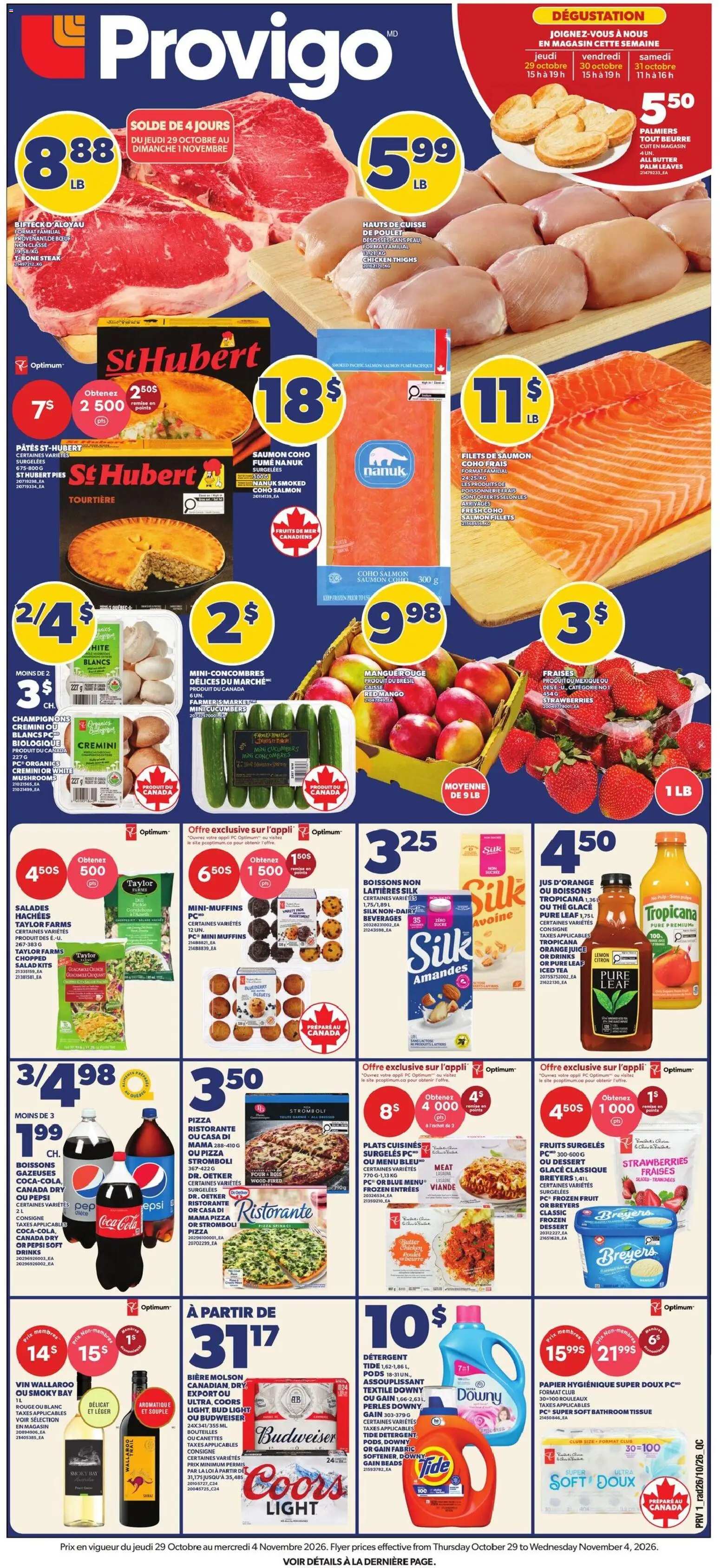 Provigo flyer valid from Oct 29, 2026 | Page: 1