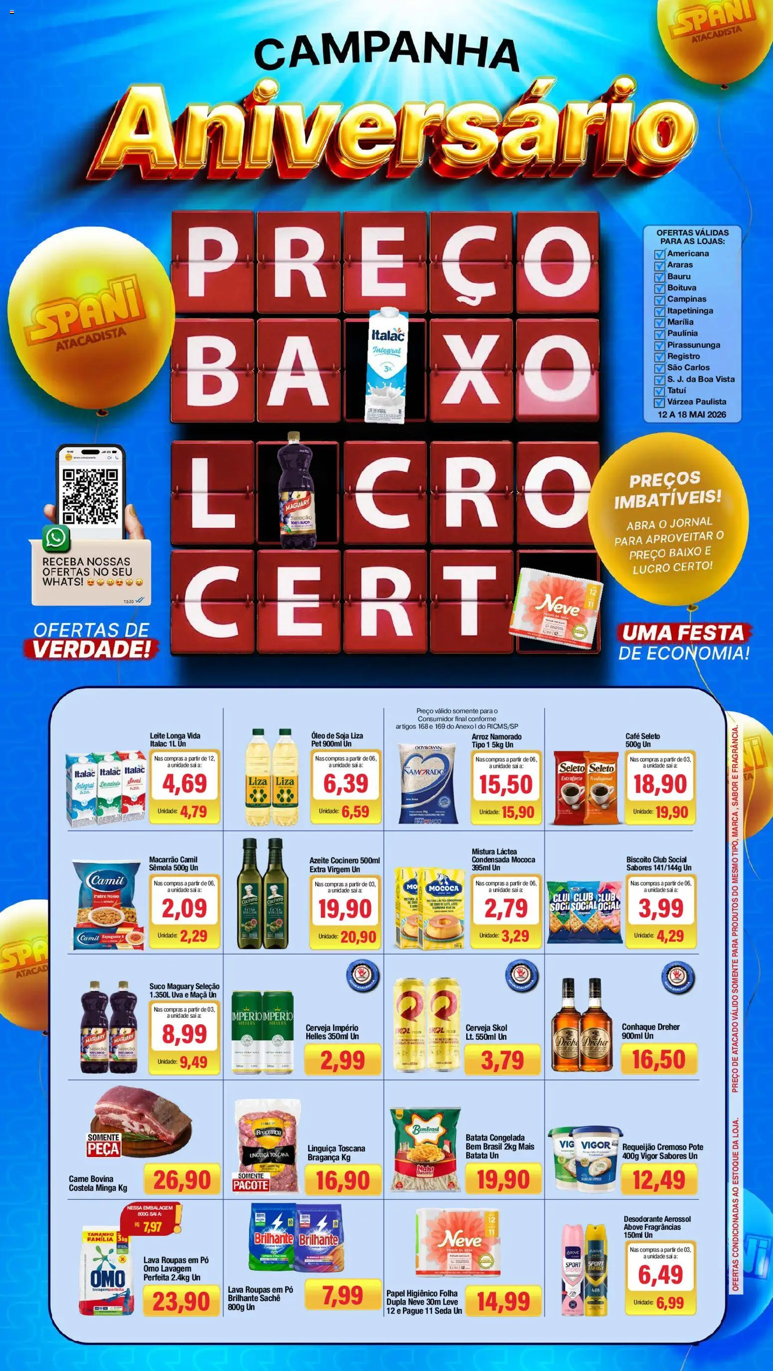 Spani Atacadista Folheto - válido de 12.05.2026 | Página: 1