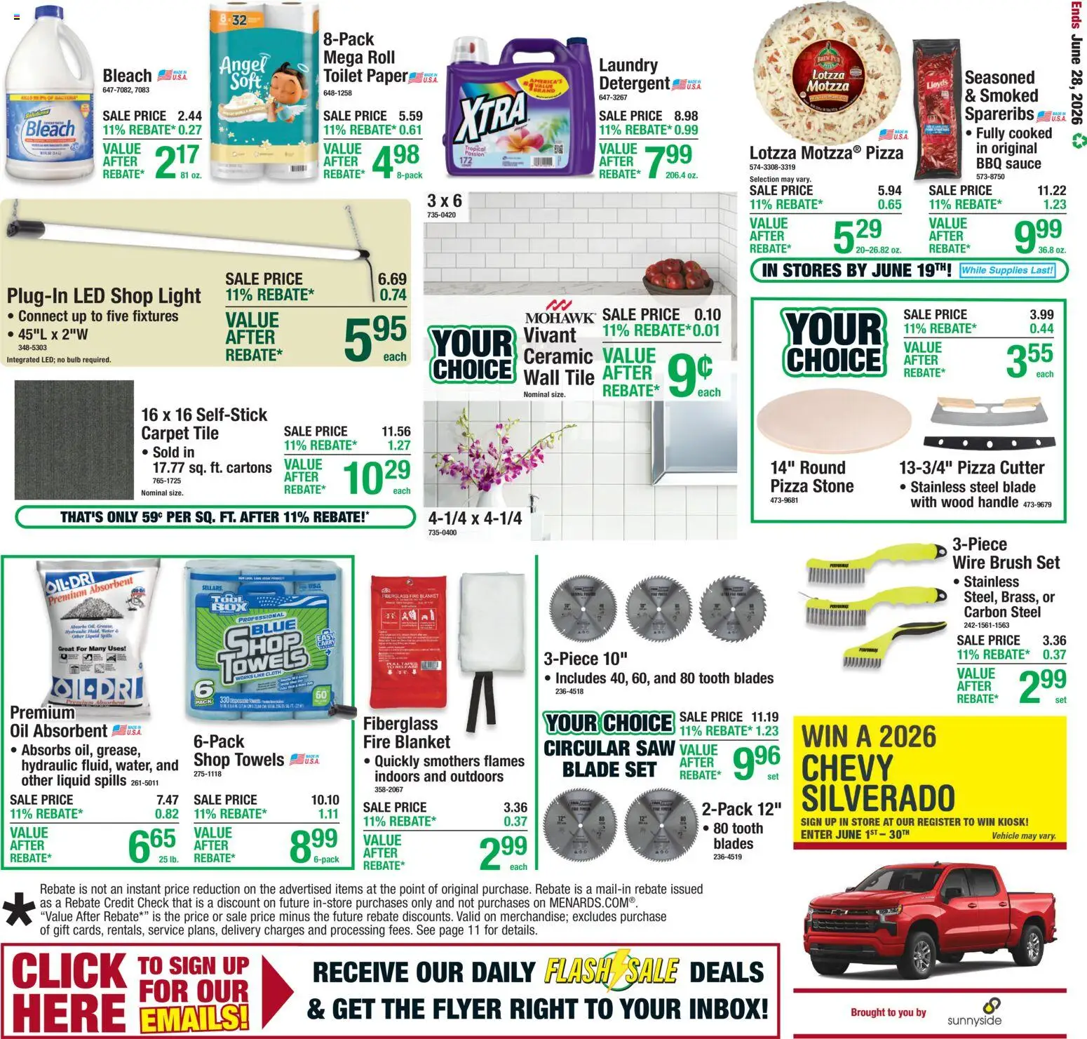 Menards Weekly Ad - valid from 18.06.2026 | Page: 19 | Products: Saw, Circular Saw, Sauce, Cutter