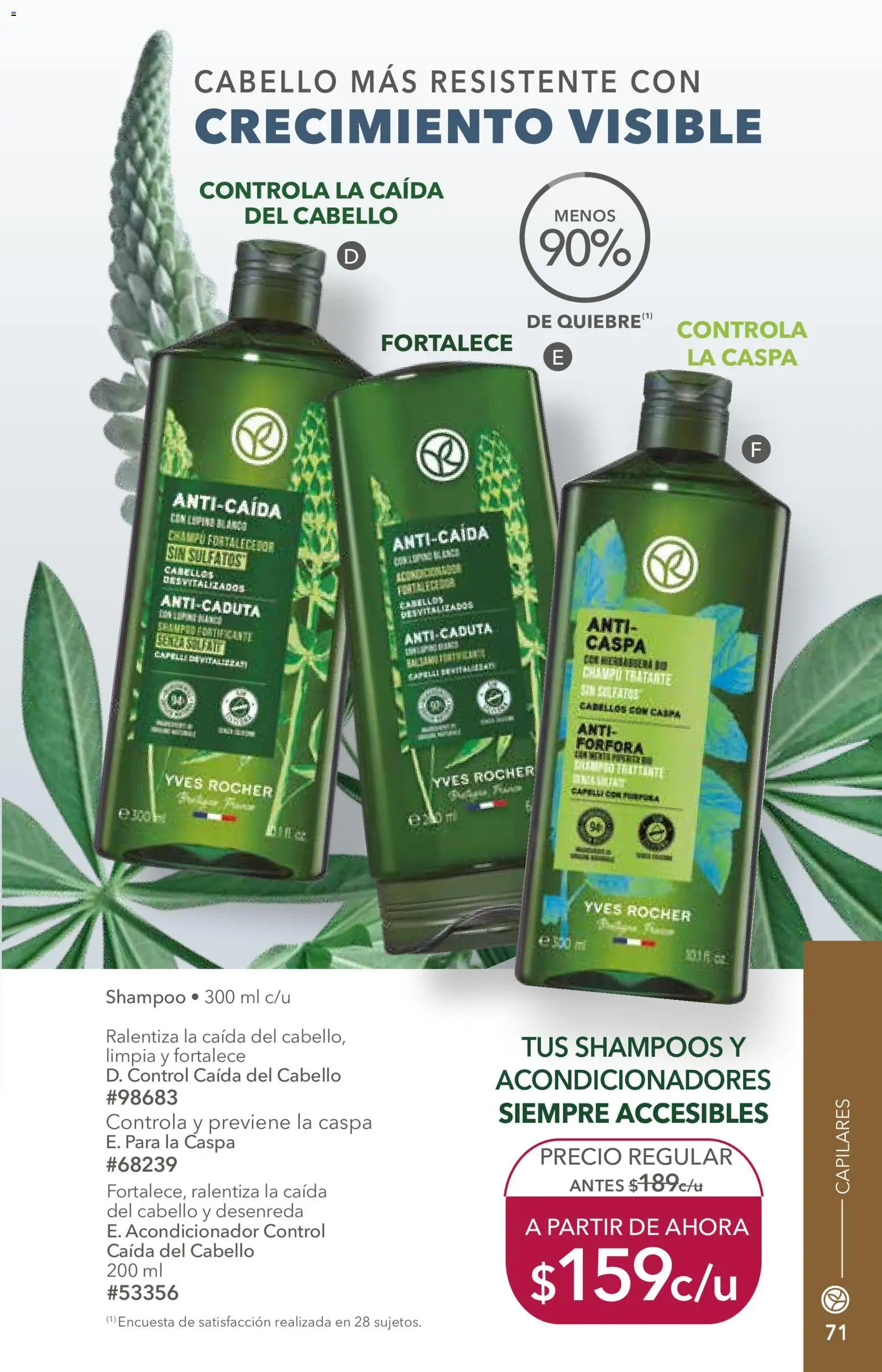 Nuevas ofertas de Yves Rocher válidas en toda la República Mexicana desde el 25/08/2026. ¡Encuentra las mejores ofertas en Yves Rocher campaña 12 2026! | Página: 73 | Productos: Champú, Acondicionador