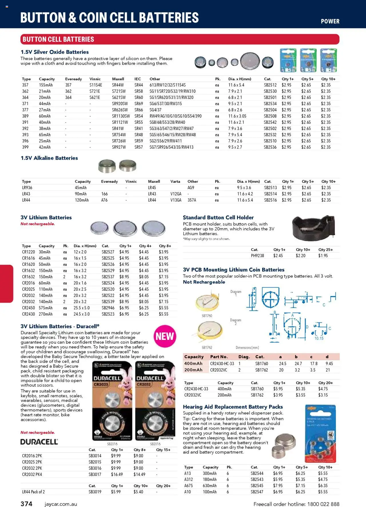 Jaycar catalogue - valid from 09/07/2025 | Page: 374 | Products: Cloth, Battery, Batteries, Digital