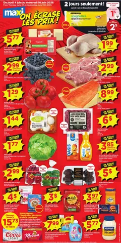 Preview of Maxi weekly flyer / circulaire from shop Maxi valid from 04.06.2026