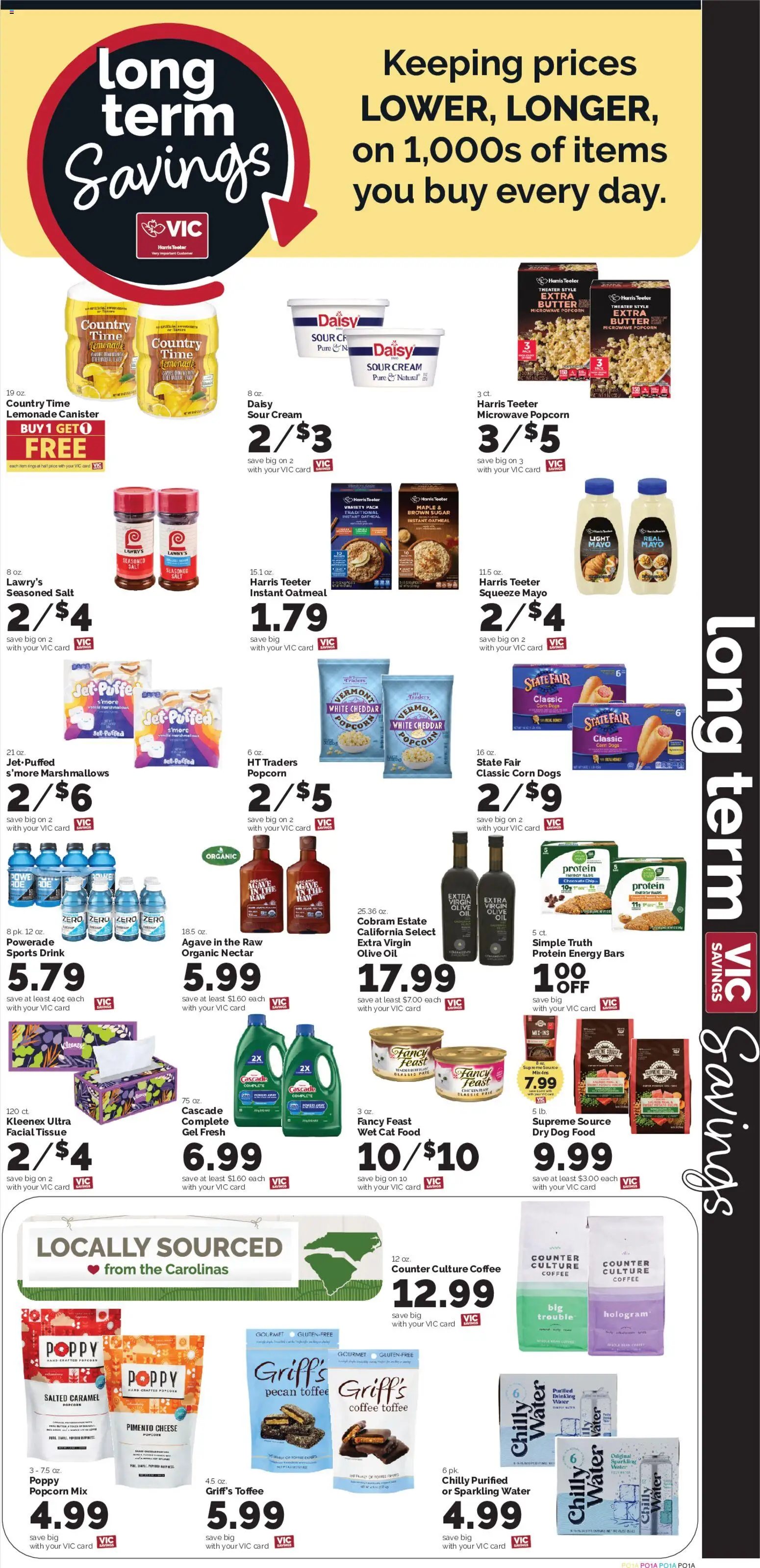 Harris Teeter Weekly Ad - NC - valid from 08/19/2026 | Page: 8 | Products: Honey, Coffee, Sweeteners, Lemonade