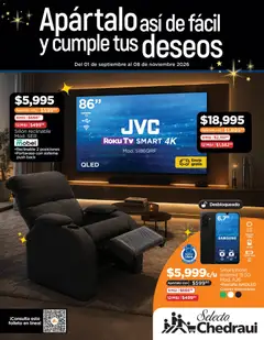 Vista previa de Chedraui Apártalo así de fácil y cumple tus deseos, nuevo folleto de la tienda, válido en México a partir del 01/09/2026