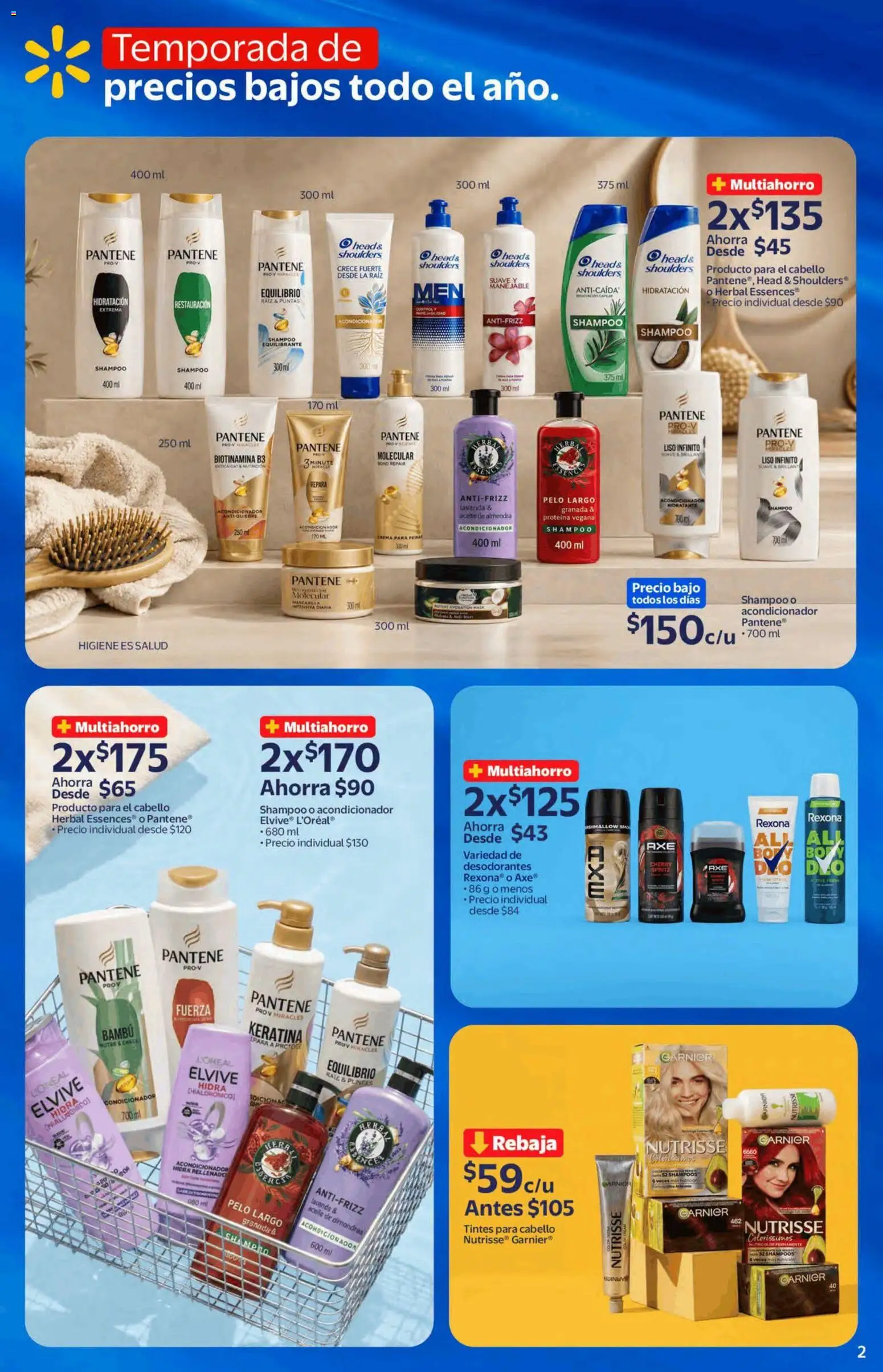 Nuevas ofertas de Walmart Express válidas en toda la República Mexicana desde el 22/07/2026. ¡Encuentra las mejores ofertas en Walmart Express folleto! | Página: 2 | Productos: Crema, Aceite, Almendra, Acondicionador