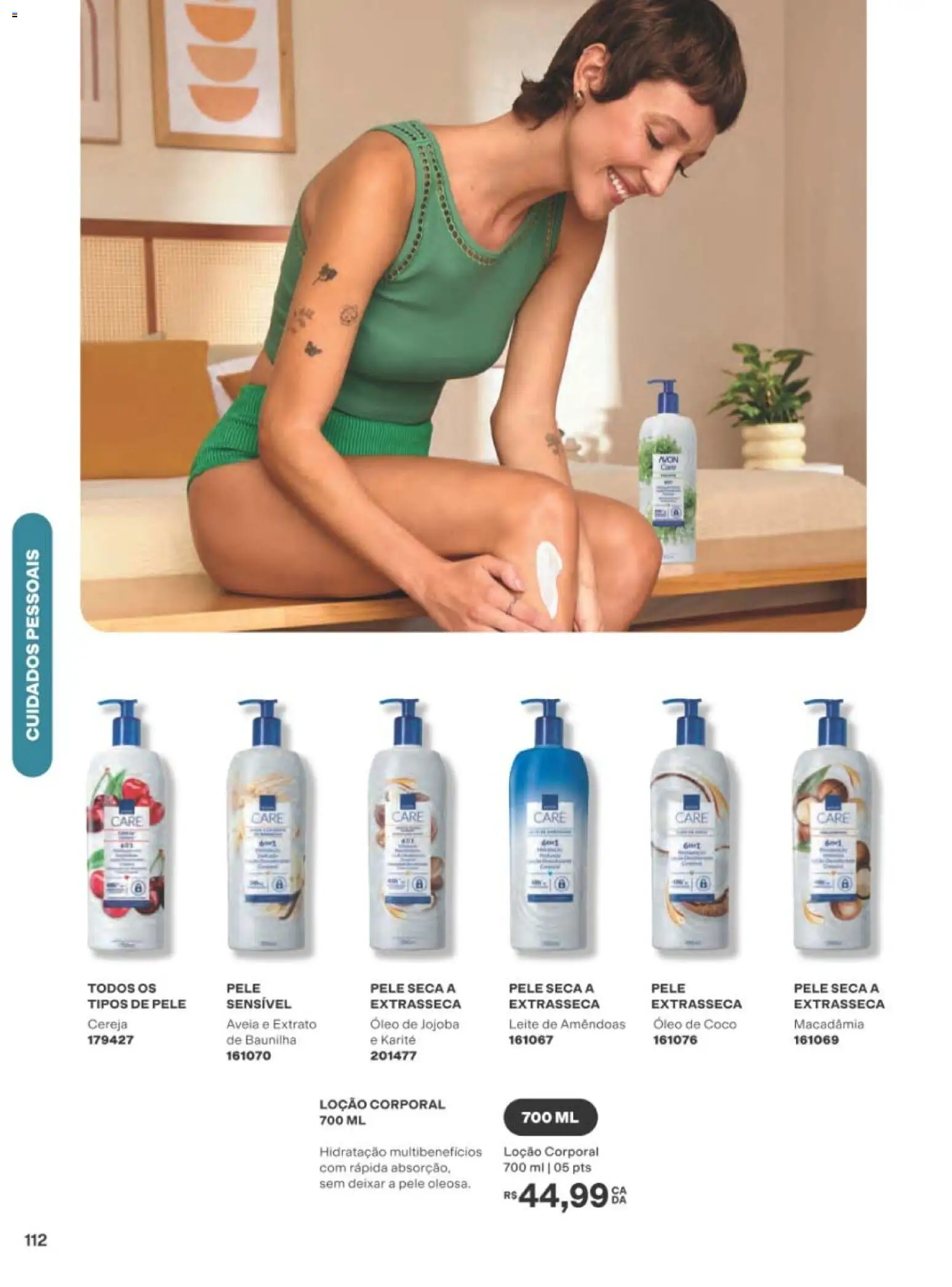 Avon Folheto - válido de 01/09/2026 | Página: 112 | Produtos: Coco, Baunilha, Leite, Óleo de coco