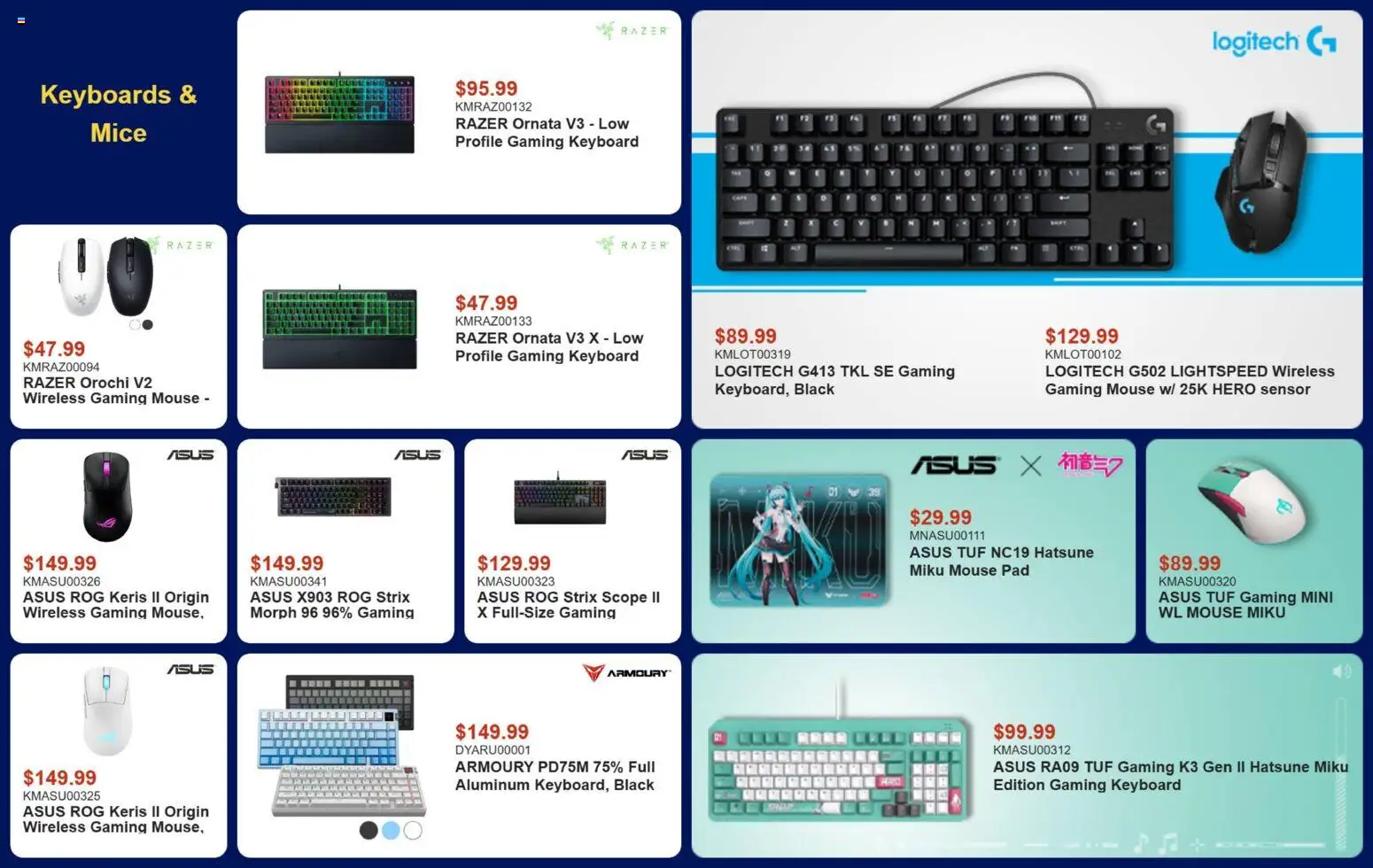 Canada Computers flyer valid from Aug 14, 2026 | Page: 7 | Products: Mouse, Keyboard