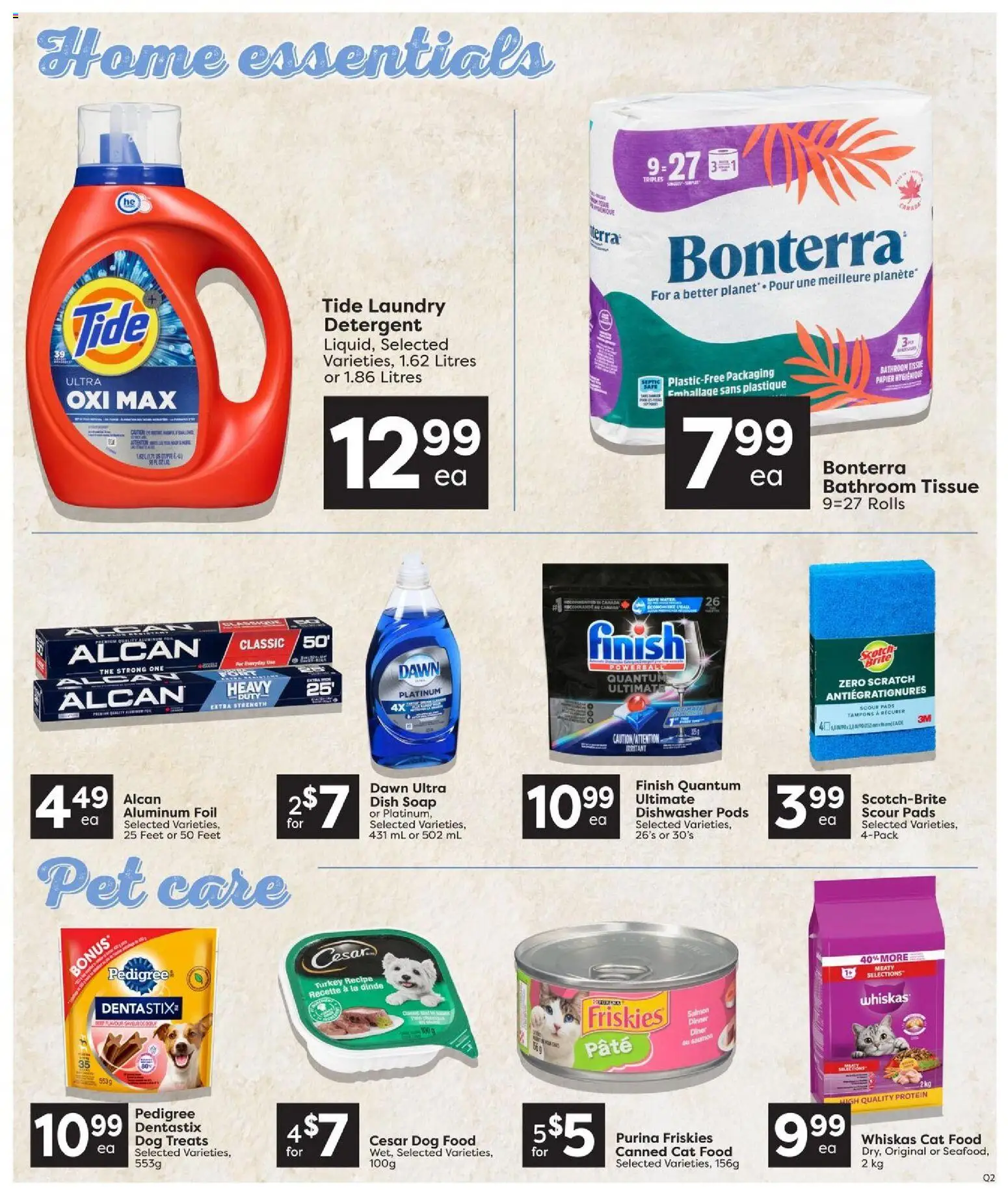 Quality Foods flyer valid from Jul 9, 2026 | Page: 13 | Products: Turkey, Dishwasher, Soap, Detergent