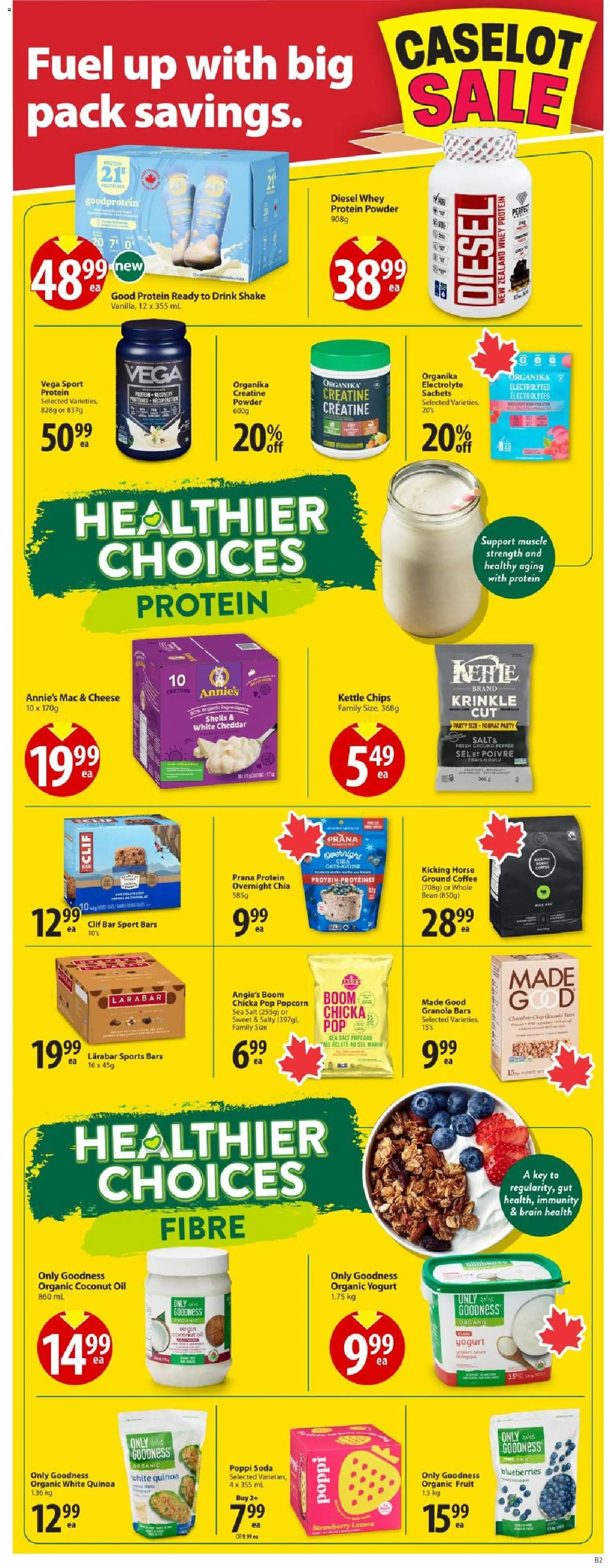 Save on foods flyer valid from Aug 27, 2026 | Page: 7 | Products: Coconut, Pepper, Cheddar, Chocolate