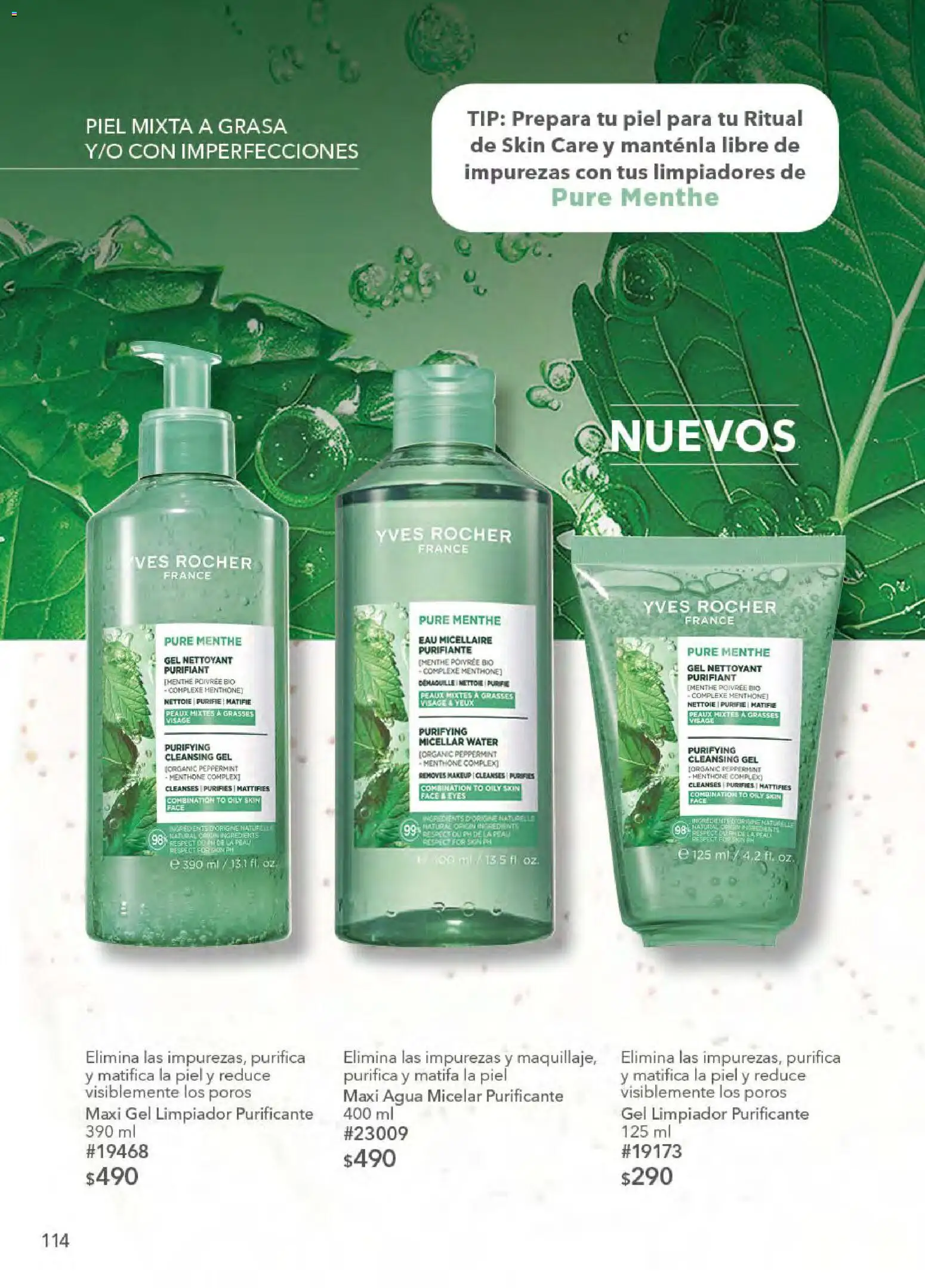 Nuevas ofertas de Yves Rocher válidas en toda la República Mexicana desde el 21.04.2026. ¡Encuentra las mejores ofertas en Yves Rocher campaña 6 2026! | Página: 116 | Productos: Agua, Limpiador, Agua micelar