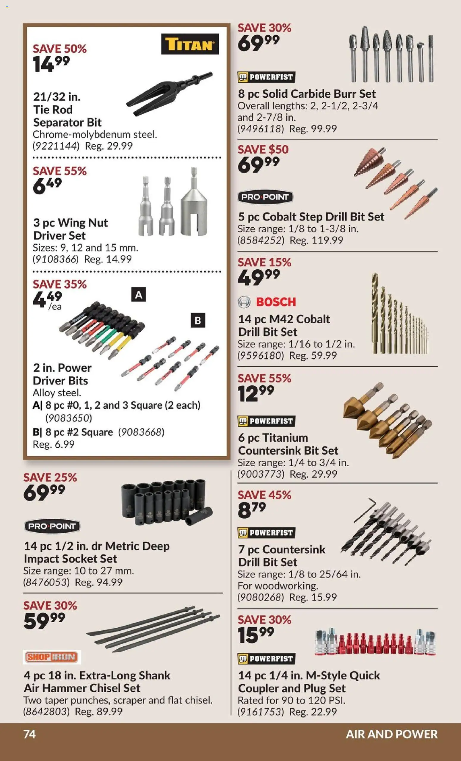 Princess Auto flyer valid from Jul 14, 2026 | Page: 87 | Products: PC, Iron, Socket