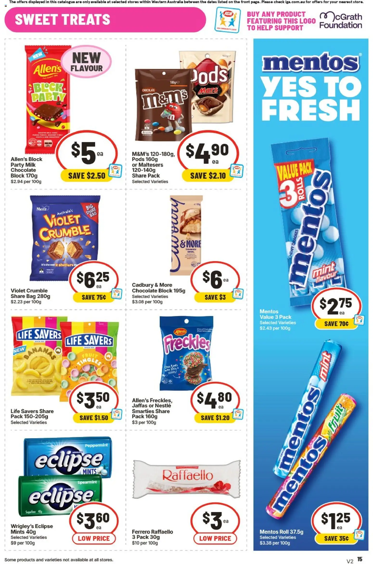 IGA catalogue - valid from 09/09/2026 | Page: 17 | Products: Crumpets, Bread, Sugar, Cake