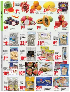 Preview of Btrust Supermarket weekly flyer / circulaire from shop Btrust Supermarket valid from Aug 20, 2026 | Page: 2 | Products: Seafood, Frozen shrimp, Raisins, Grapes