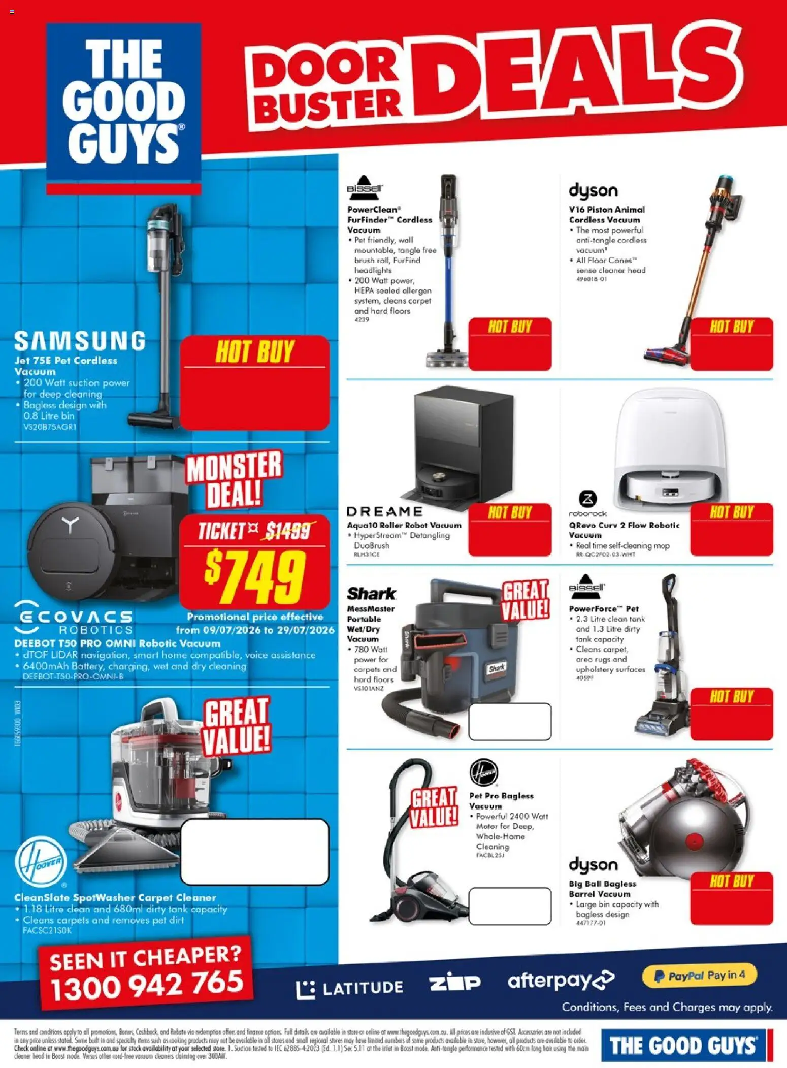 The Good Guys catalogue - valid from 16/07/2026 | Page: 16 | Products: Door, Cleaner, Rugs, Accessories
