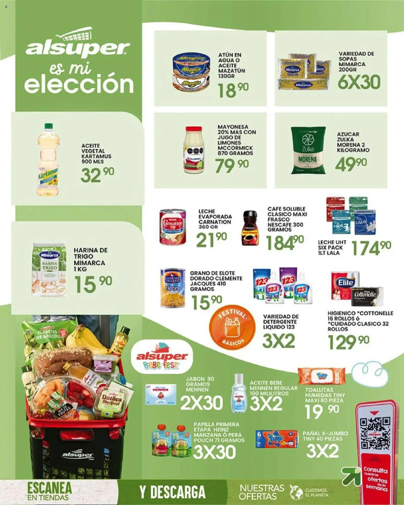 Nuevas ofertas de Alsuper válidas en toda la República Mexicana desde el 01.05.2026. ¡Encuentra las mejores ofertas en Alsuper folleto Durango! | Página: 8 | Productos: Mayonesa, Frasco, Café, Jugo