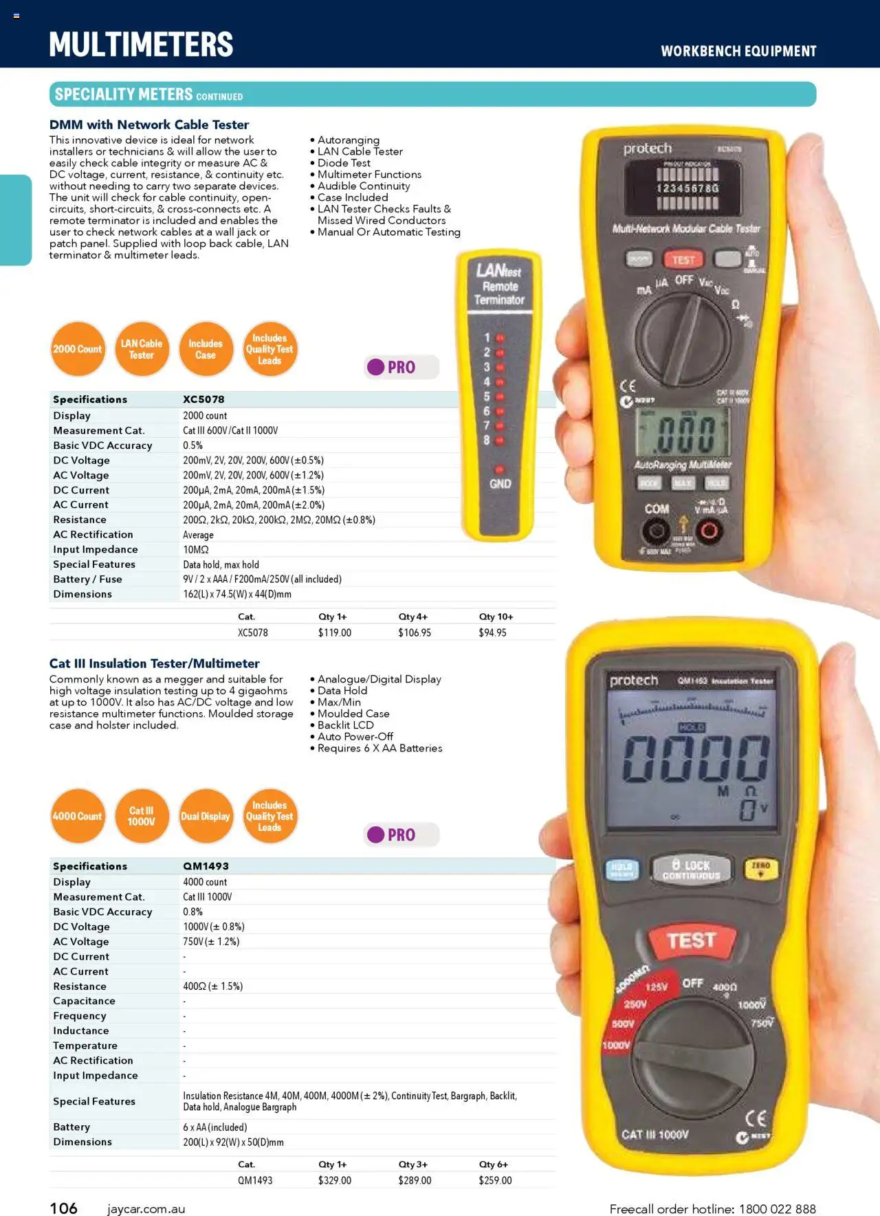 Jaycar catalogue - valid from 09.07.2025 | Page: 106 | Products: Batteries, Device, Cable, Case