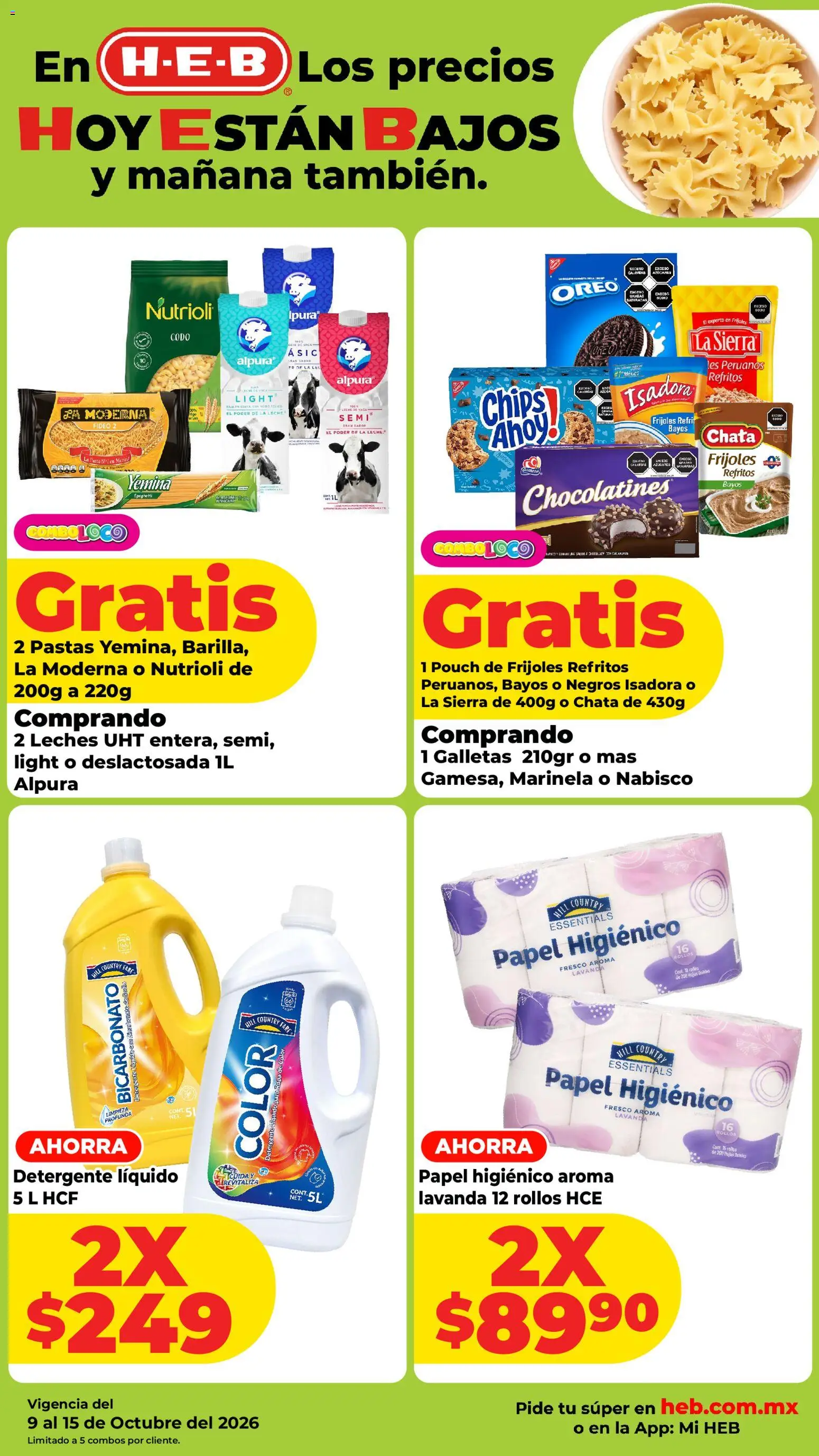 Nuevas ofertas de H-E-B válidas en toda la República Mexicana desde el 09/10/2026. ¡Encuentra las mejores ofertas en H-E-B folleto! | Página: 9
