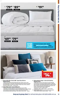 Preview of Aldi catalogue  - valid from 13.05.2026 | Page: 13 | Products: Cushion, Date, Mattress, Pillow