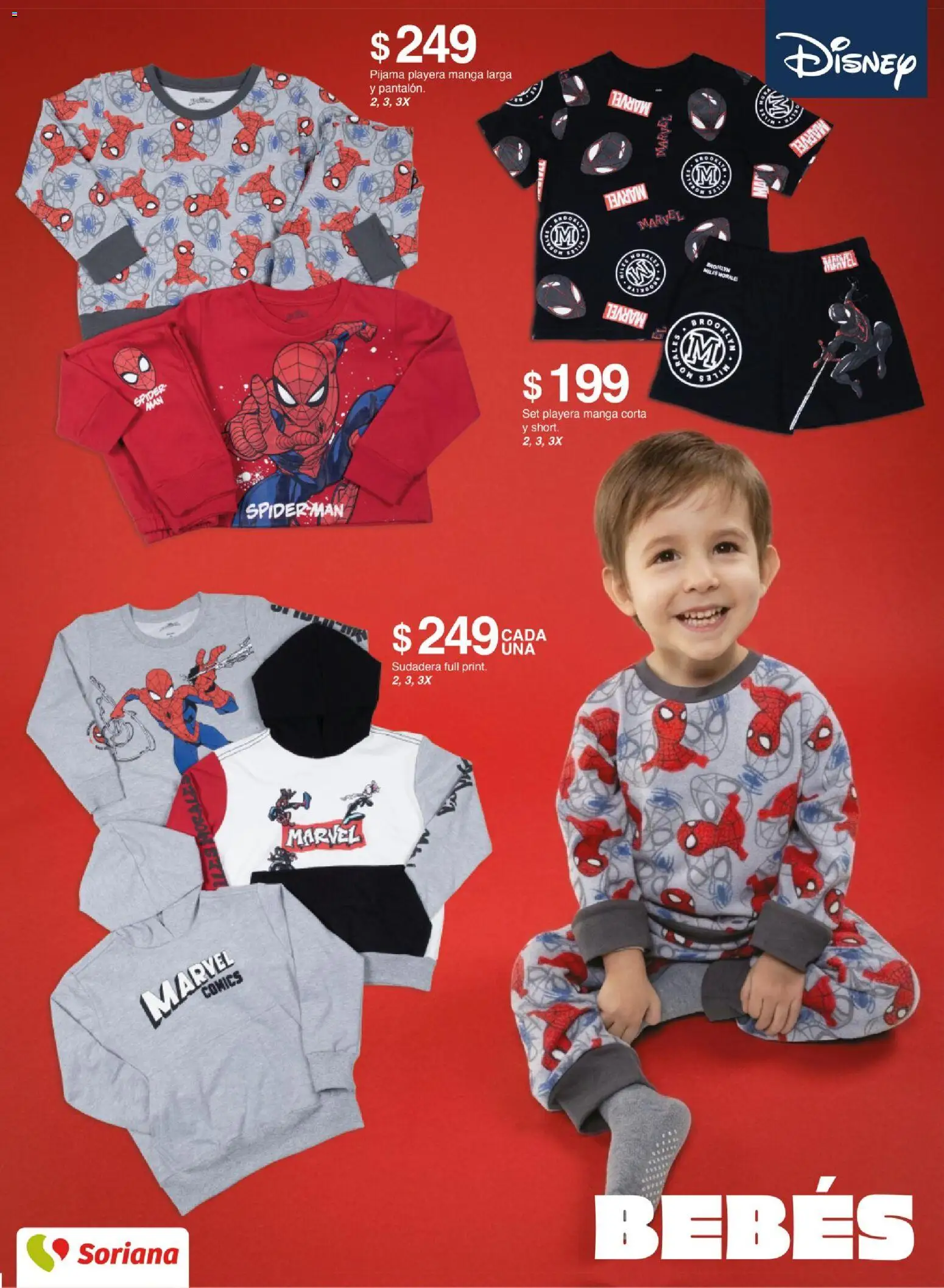 Nuevas ofertas de Soriana válidas en toda la República Mexicana desde el 30/09/2026. ¡Encuentra las mejores ofertas en Soriana catálogo otoño invierno! | Página: 27 | Productos: Pijama, Manga, Sudadera, Playera