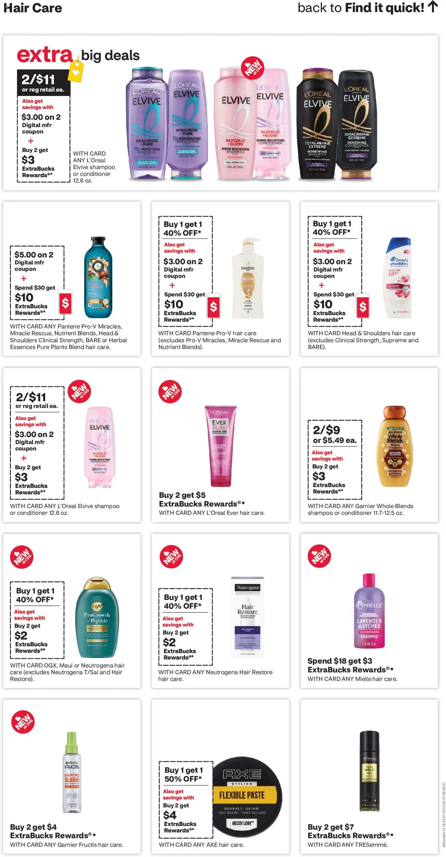 CVS Pharmacy Weekly Ad - KS - valid from 31.05.2026 | Page: 13 | Products: Axe, Conditioner, Ham, Boots